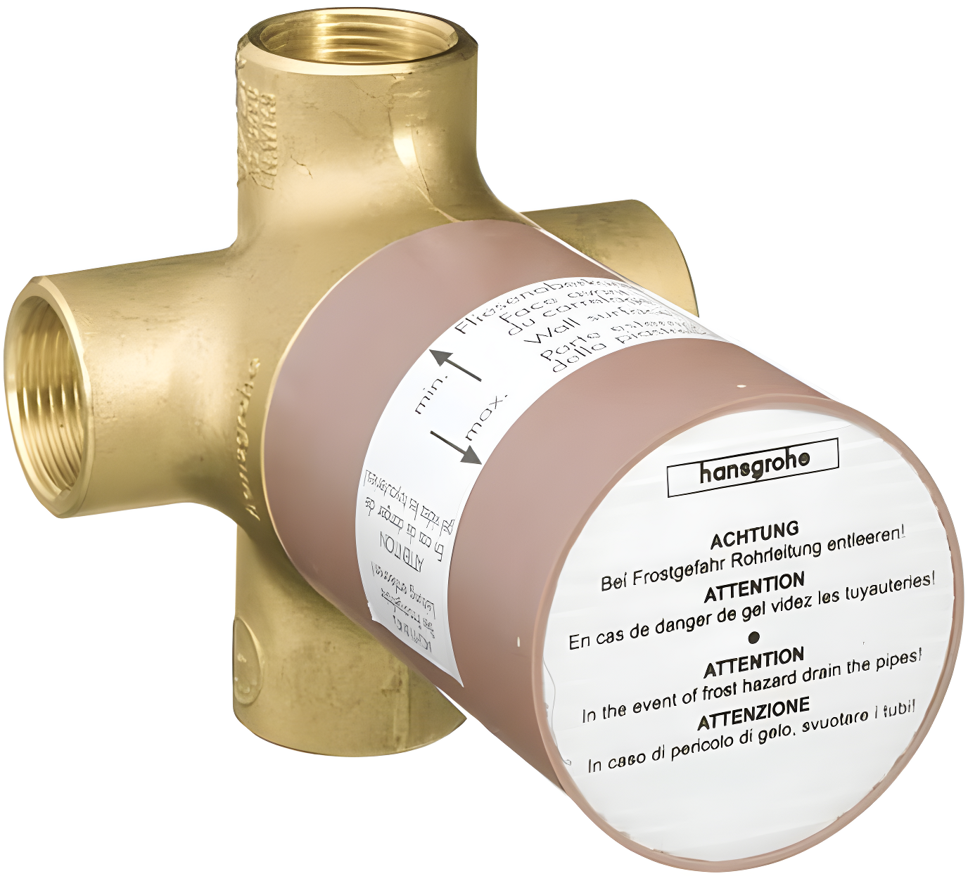 Hansgrohe 15930181 Rough Quattro 3-Way Diverter Valve