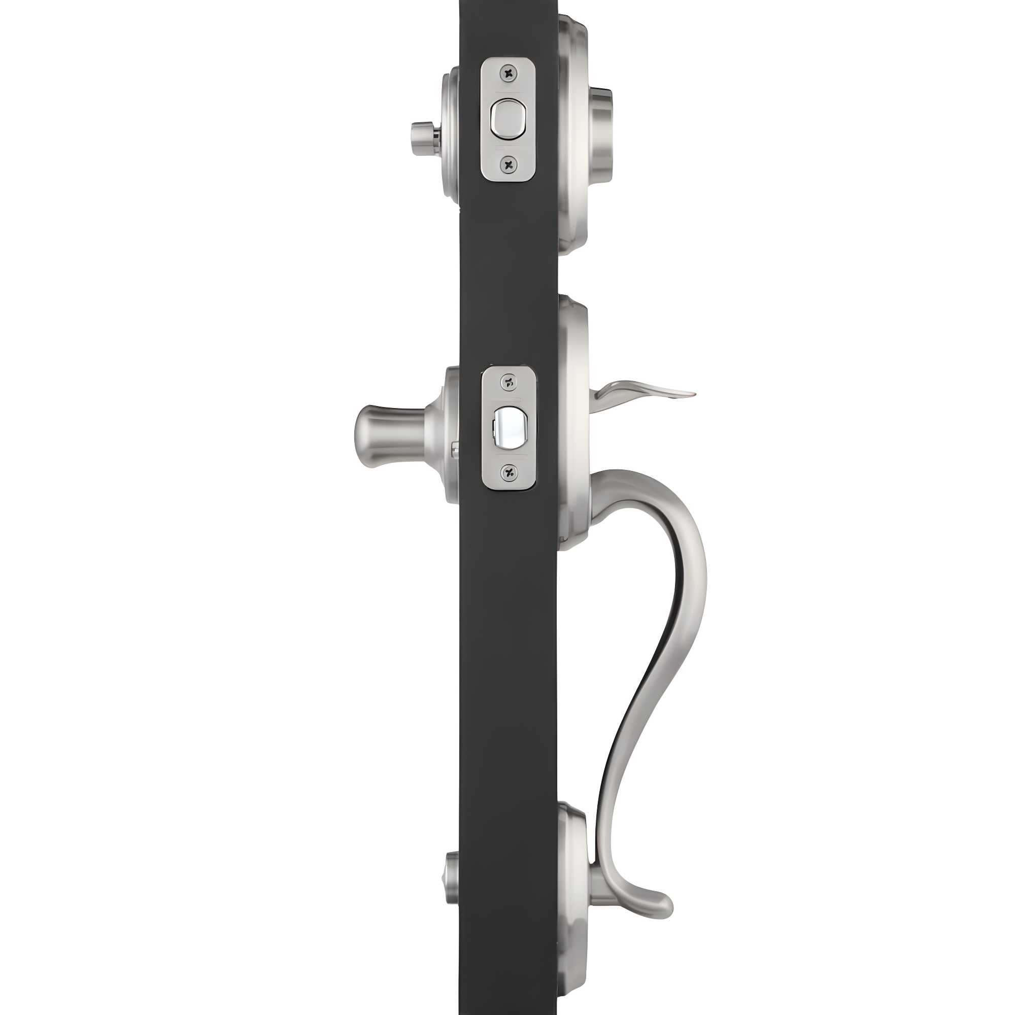 Kwikset 98001-107 Handleset with Deadbolt and Door and Rosette