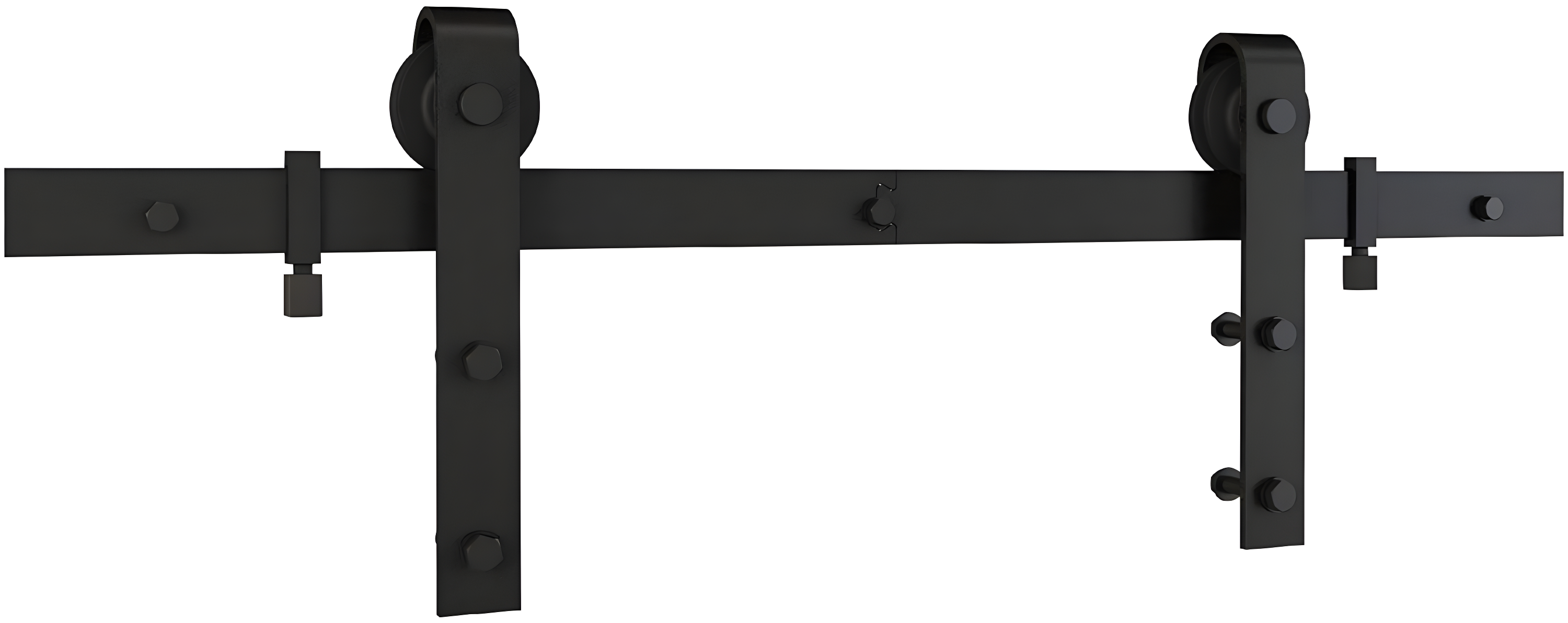 National Hardware Standard Single Barn Door Hardware Kit