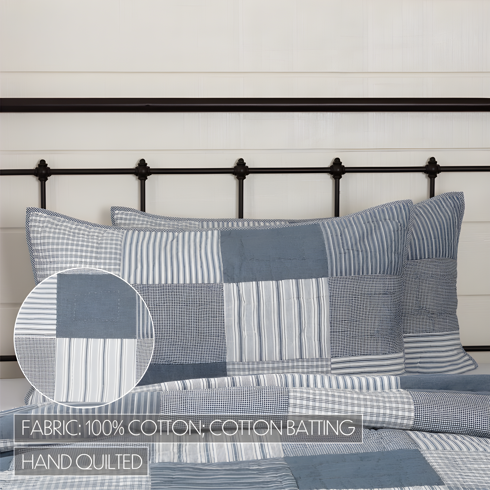 VHC Brands Sawyer Mill 100% Cotton Pillow Sham