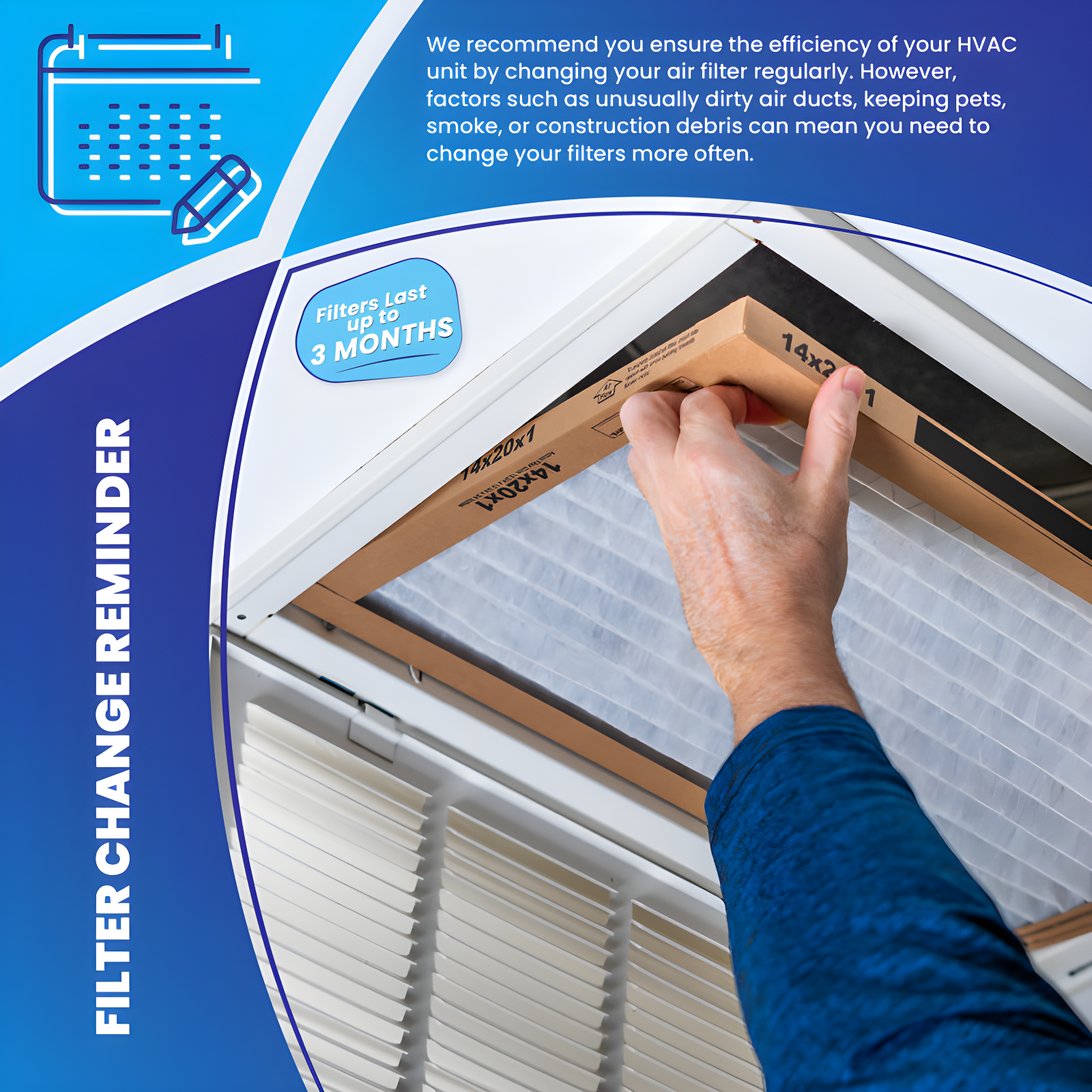 Accumulair Universal Air Filter for Air Conditioner (Set of 4)