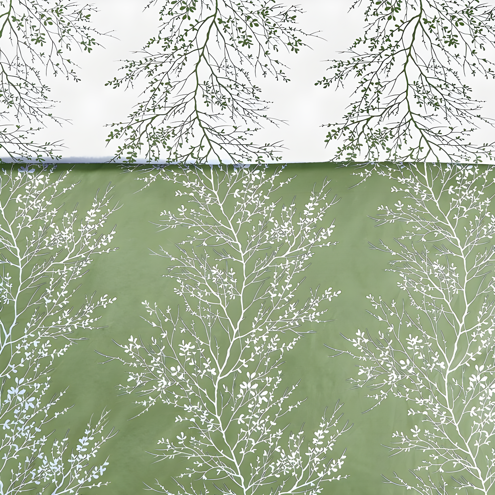 Spirit Linen 6-Piece Foliage Reversible Comforter Set