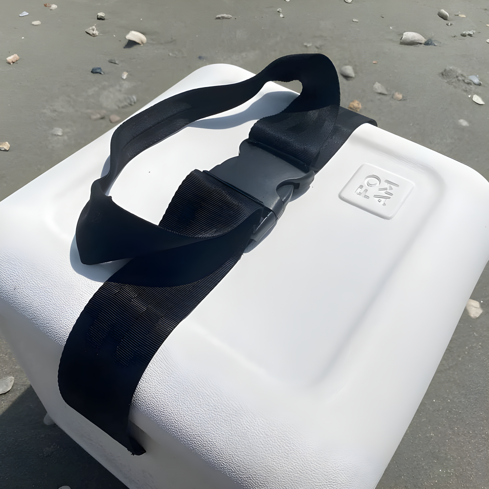 FOAM FOAM Portable 22 Quart EVA Lightweight Beach Rigid Hybrid Soft Side Cooler that Holds 30 Cans & Ice