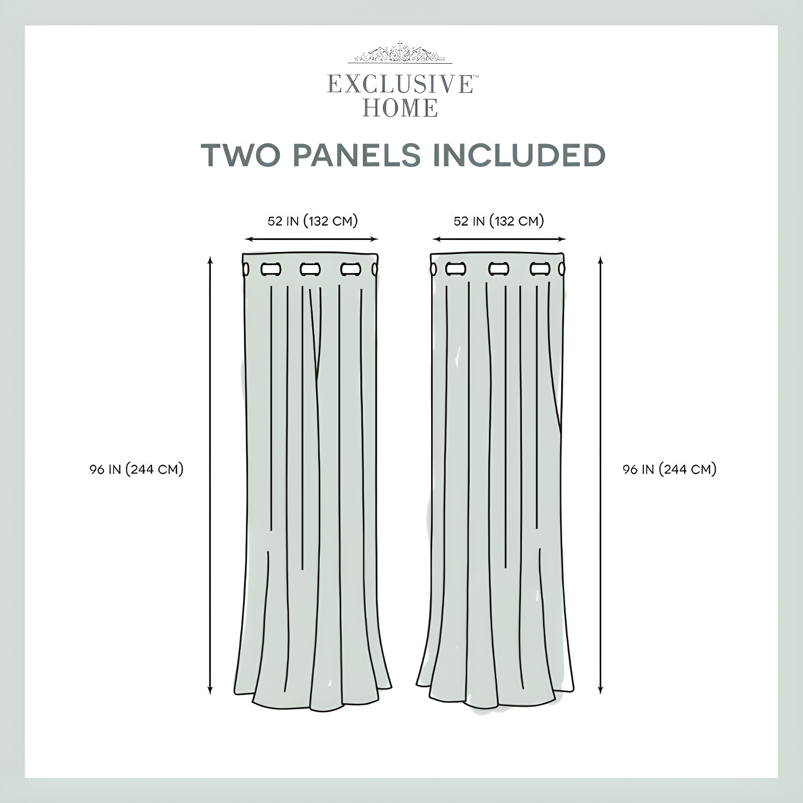 Nicole Miller Nicole Miller Turion Floral Room Darkening Blackout Grommet Top Curtain Panel Pair (Set of 2)