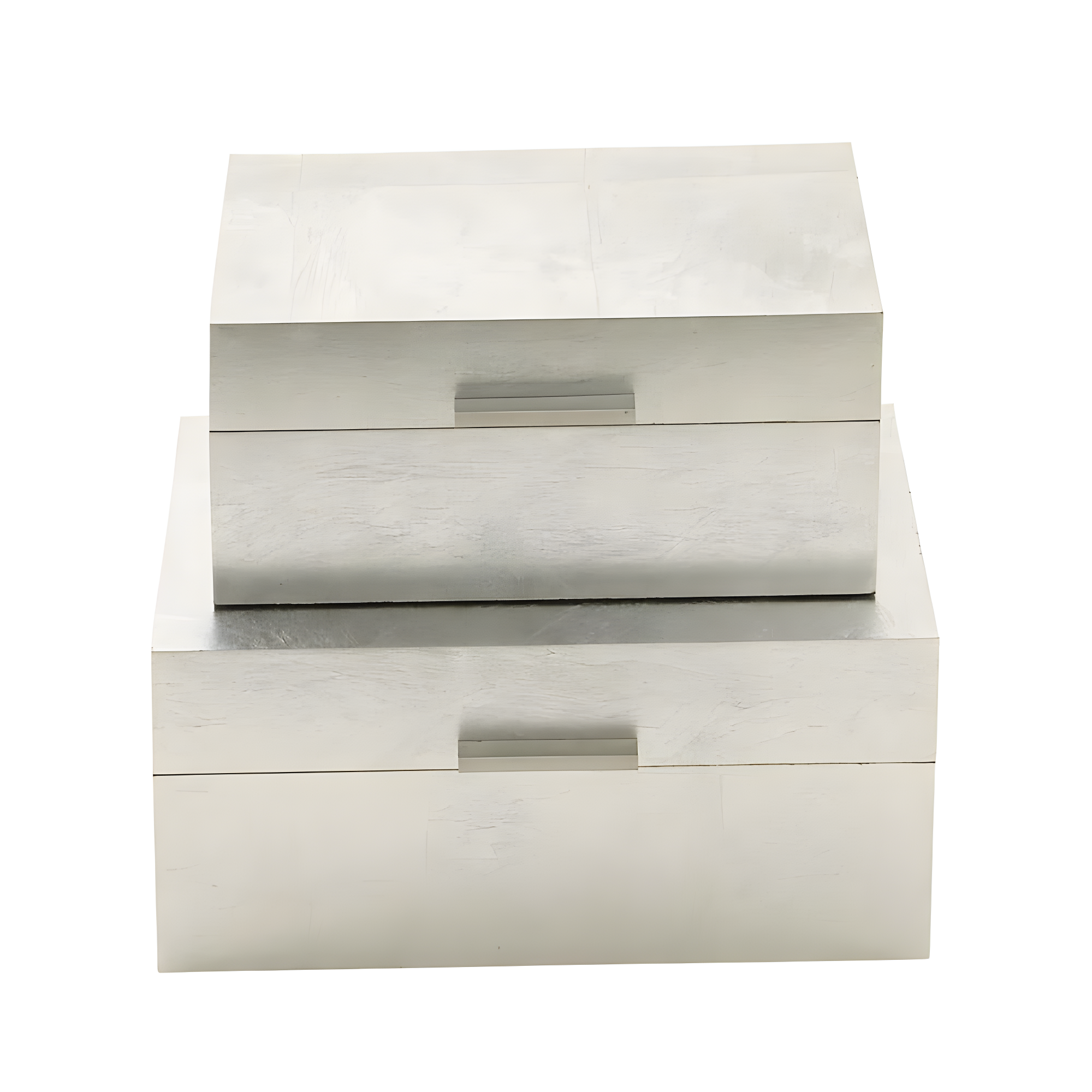 CosmoLiving by Cosmopolitan Wooden Decorative Box with Textured Foiled Exterior Set