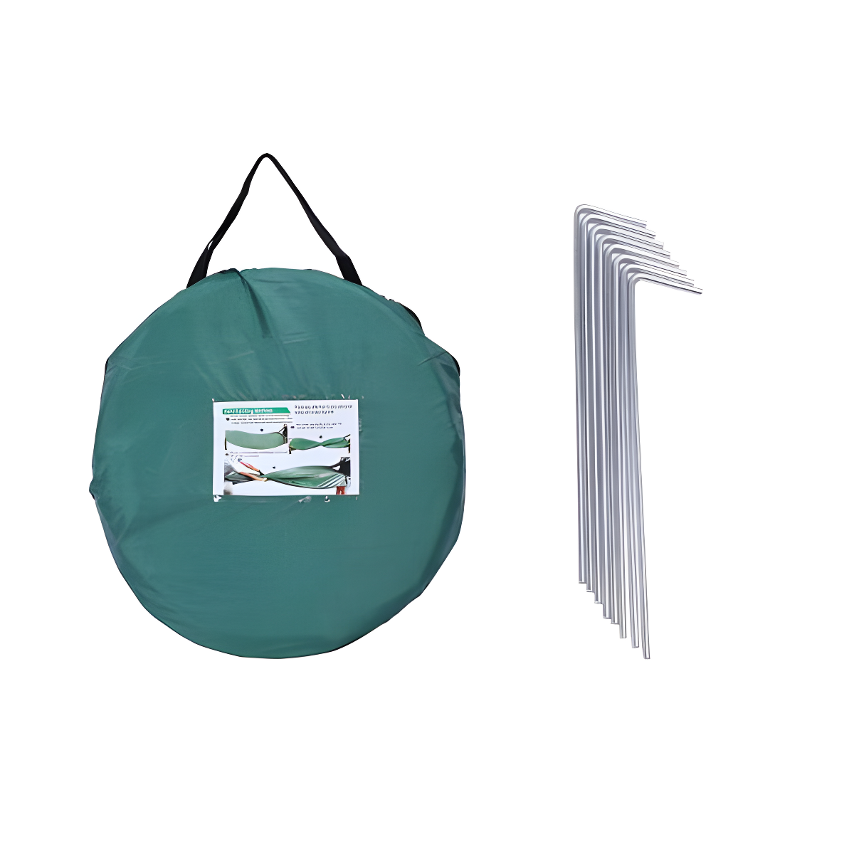 Army Green Portable Pop-Up Privacy Shelter Tent