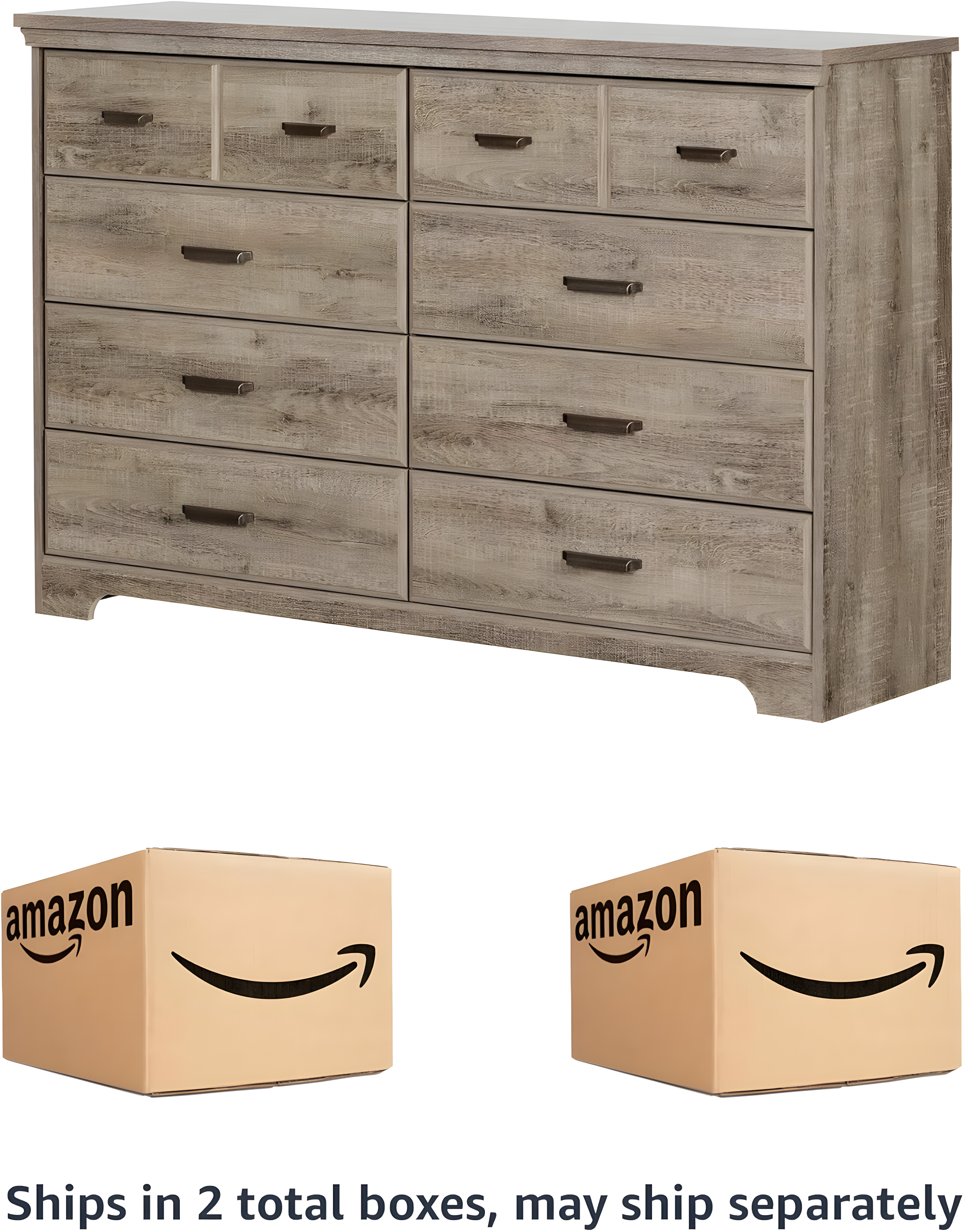 Versa 8-Drawer Storage Dresser - Classic Style