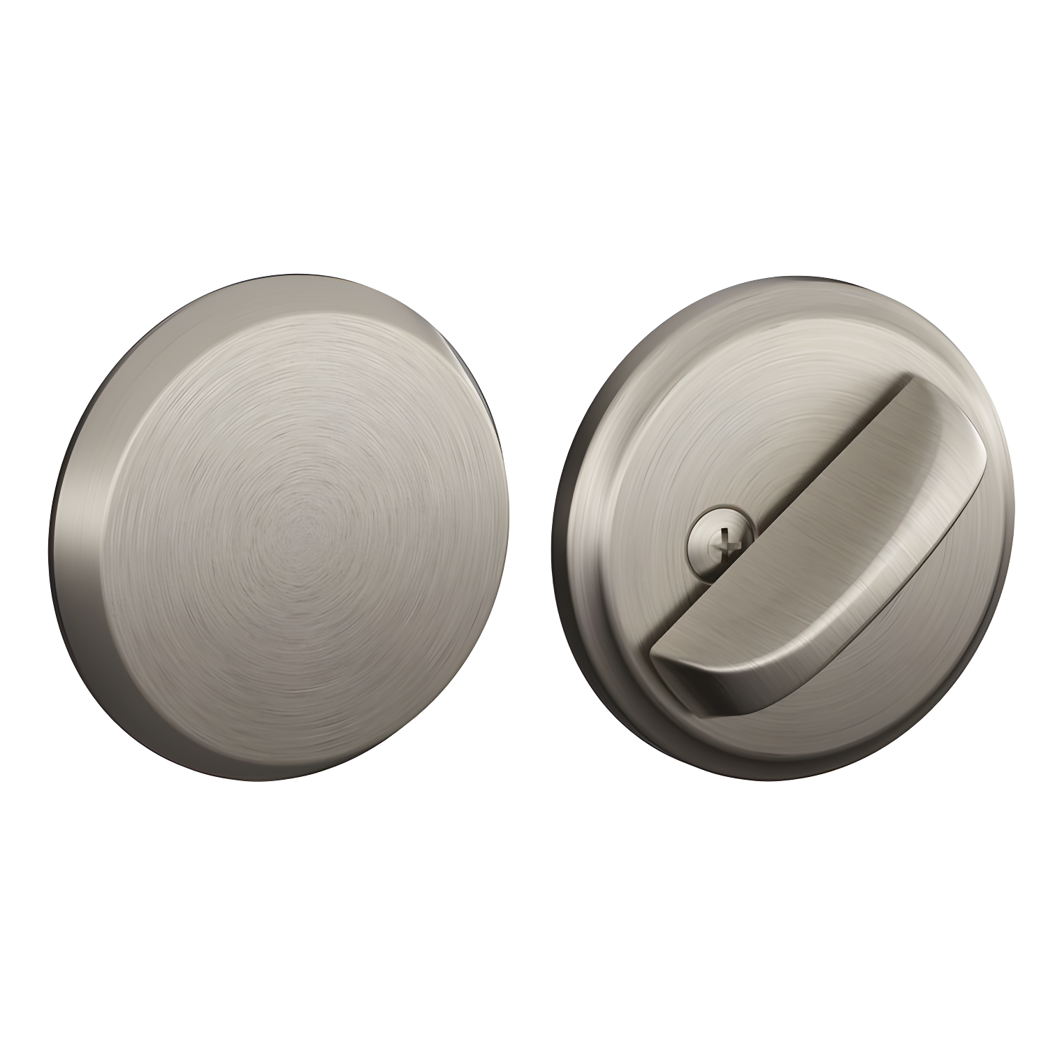 One-Sided Deadbolt Thumbturn with Exterior Plate