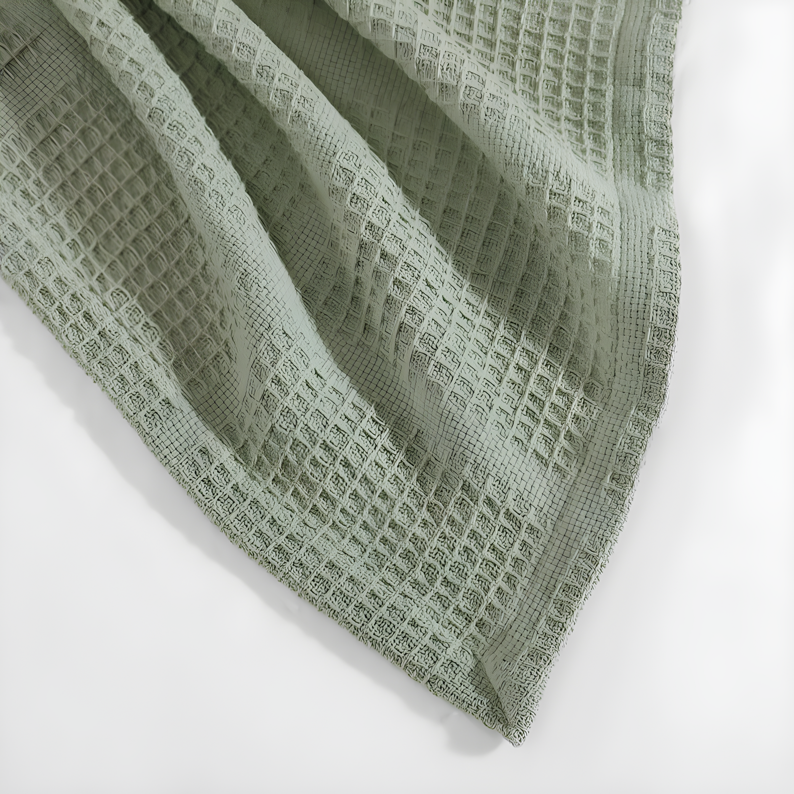 Kenneth Cole Kenneth Cole Waffle Grid Solid Cotton Blanket