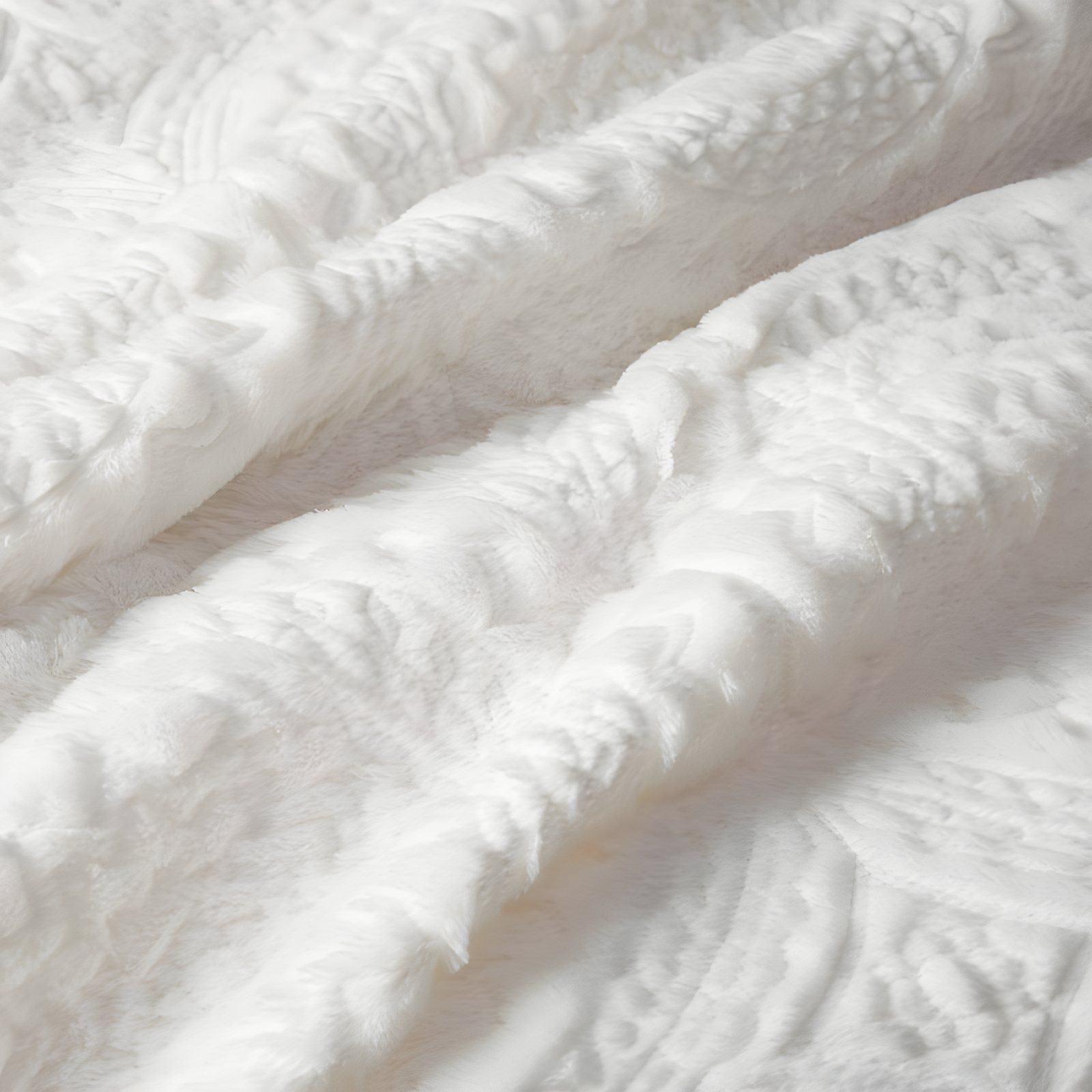 Arya Embroidered Medallion Faux Fur Ultra Plush Duvet Cover Set