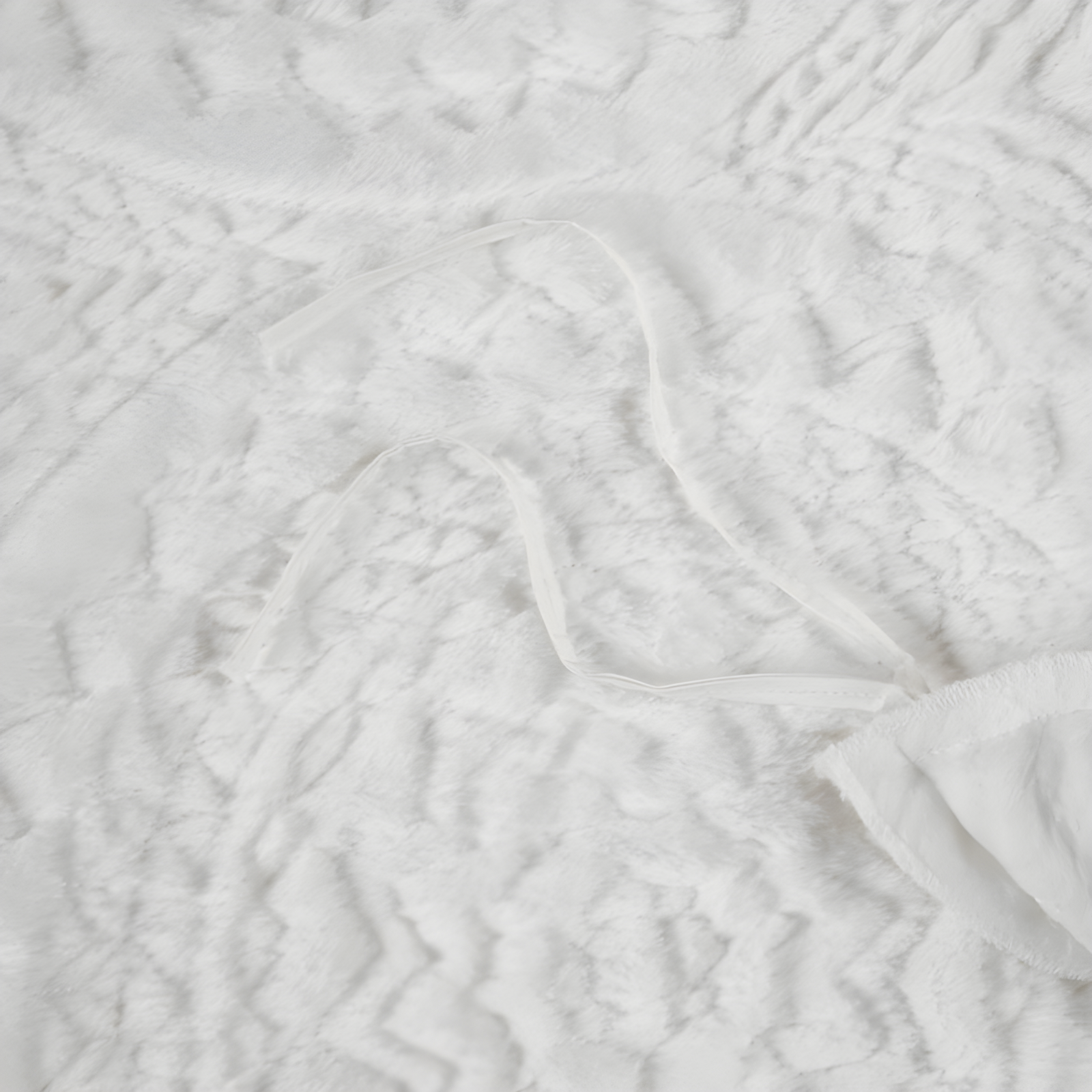 Arya Embroidered Medallion Faux Fur Ultra Plush Duvet Cover Set