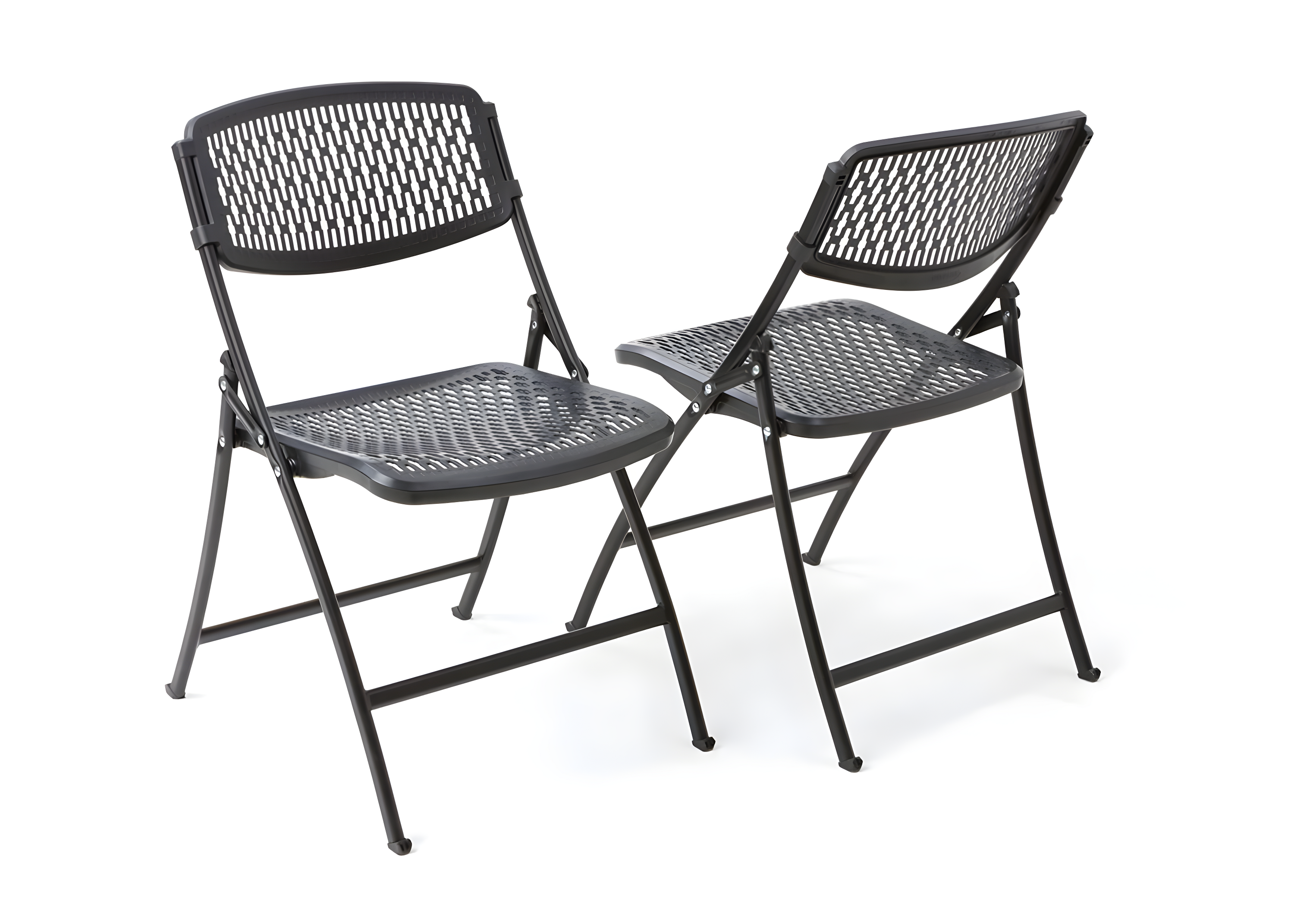 Flex One Plastic / Resin Folding Chair Set (Set of 4)