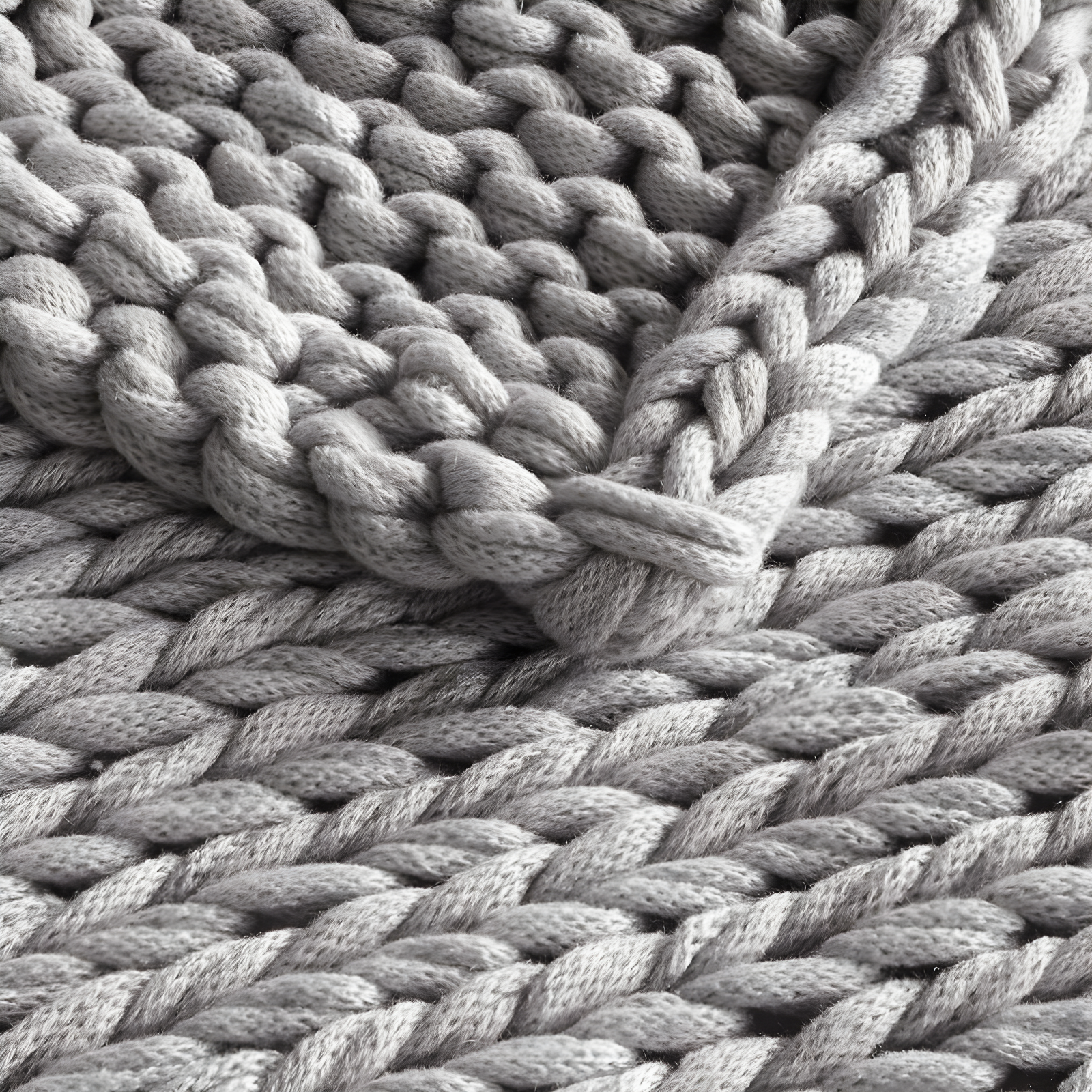 Kelly Clarkson Home Madison Hand Made Chunky Double Knit Throw Blanket