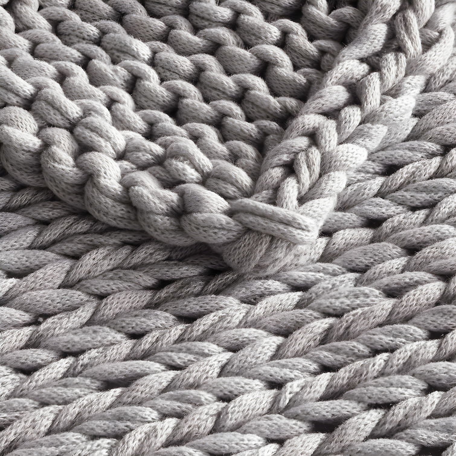 Kelly Clarkson Home Madison Hand Made Chunky Double Knit Throw Blanket