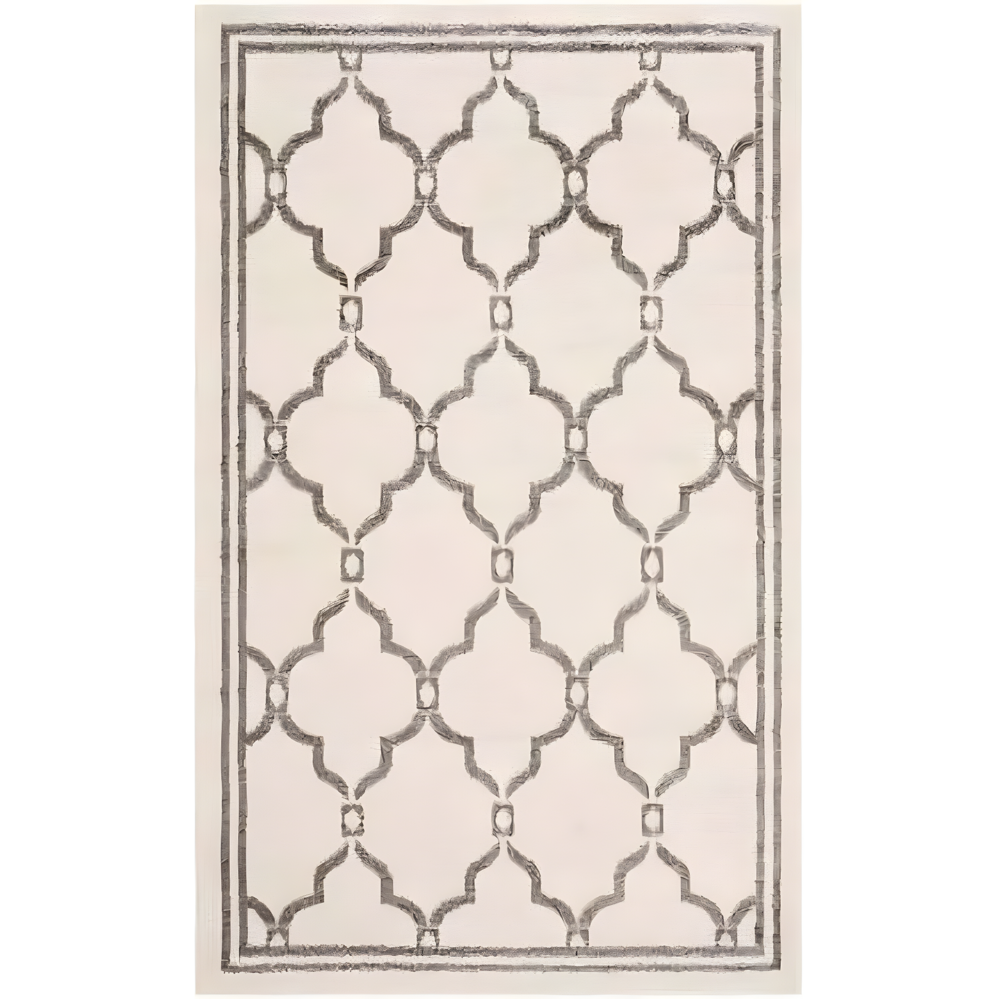 Amherst AMT414 Power Loomed Indoor Accent Rug - Ivory/Grey - 3'x5' - Safavieh