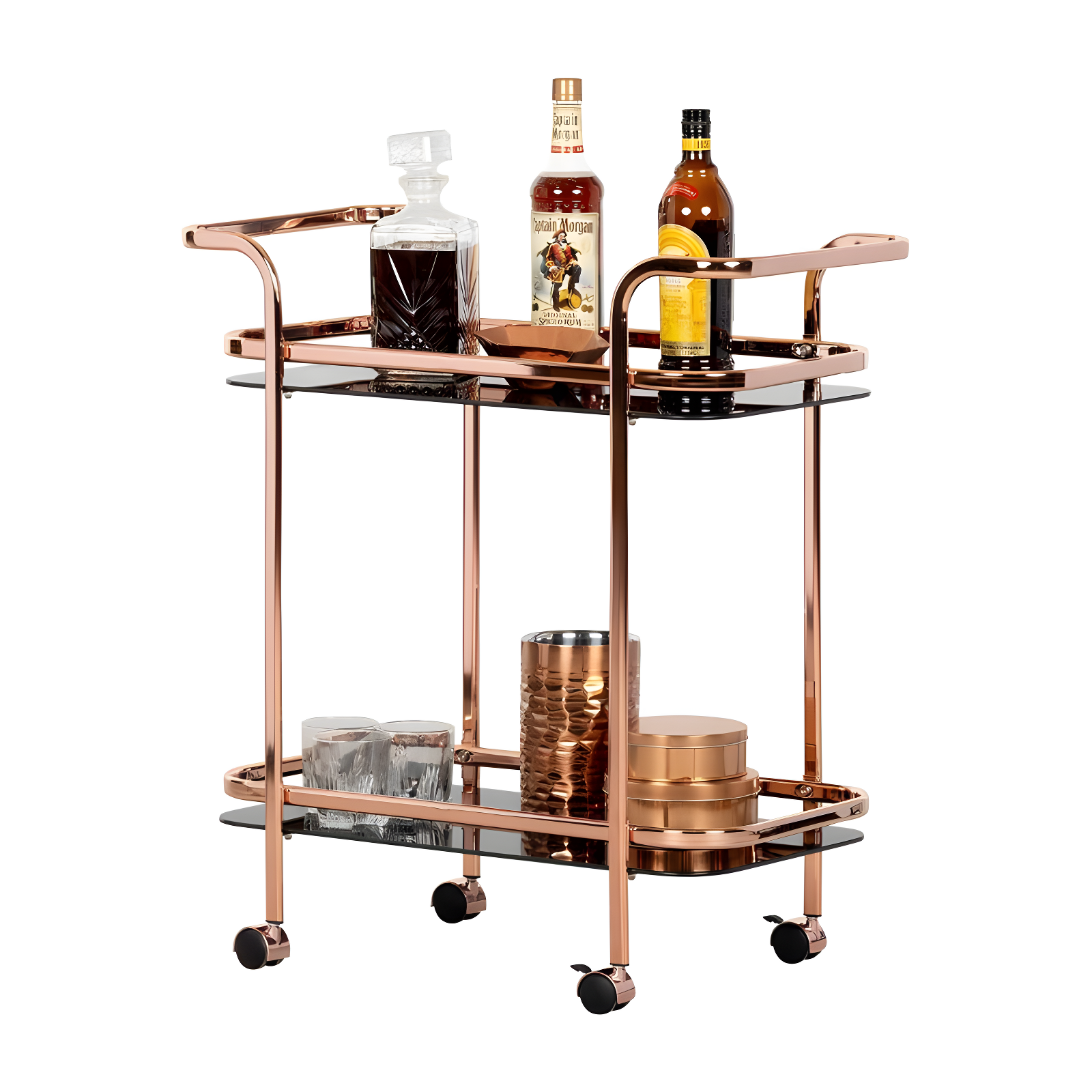 Maliza Metal Bar Cart