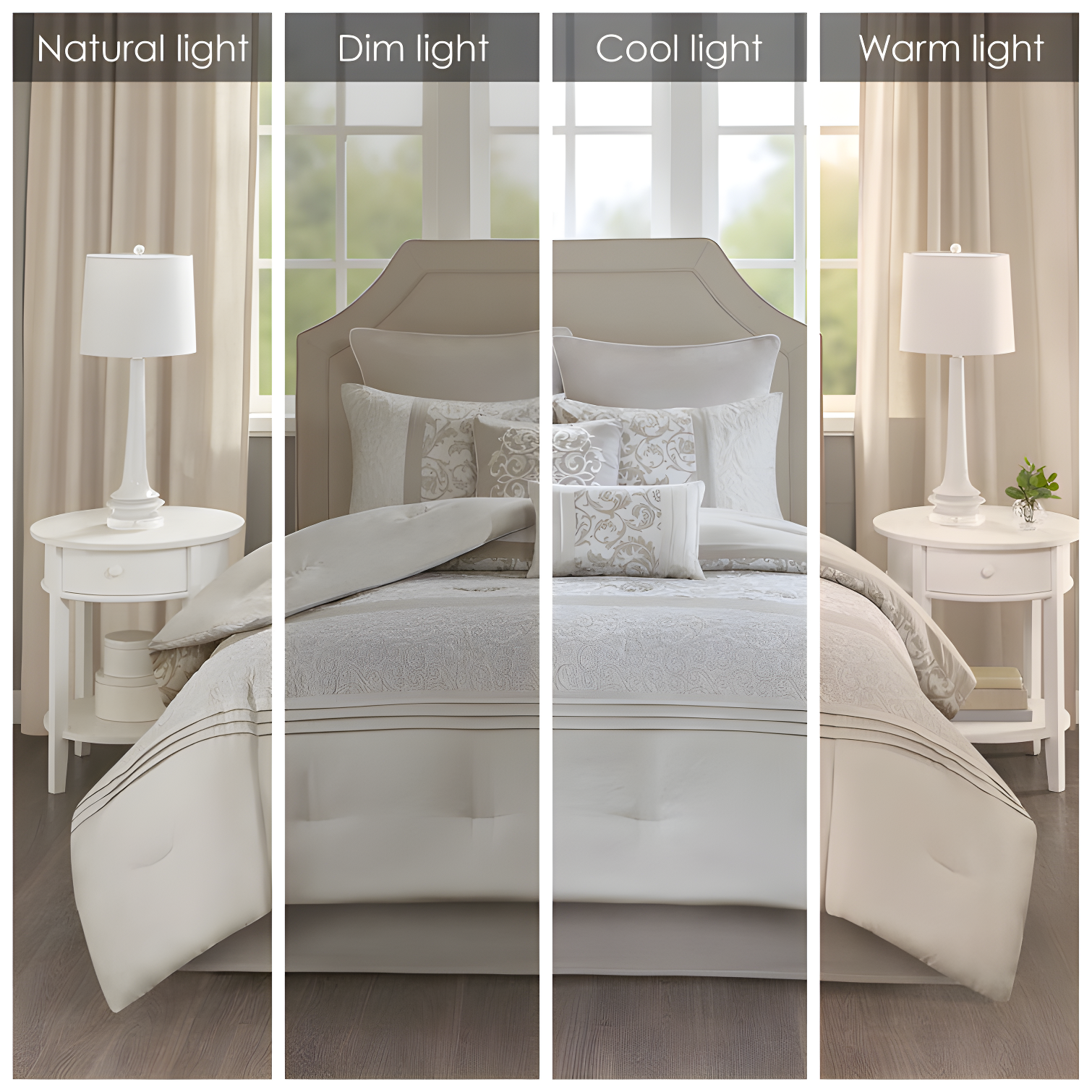 Ramsey Embroidered 8 Piece Comforter Set