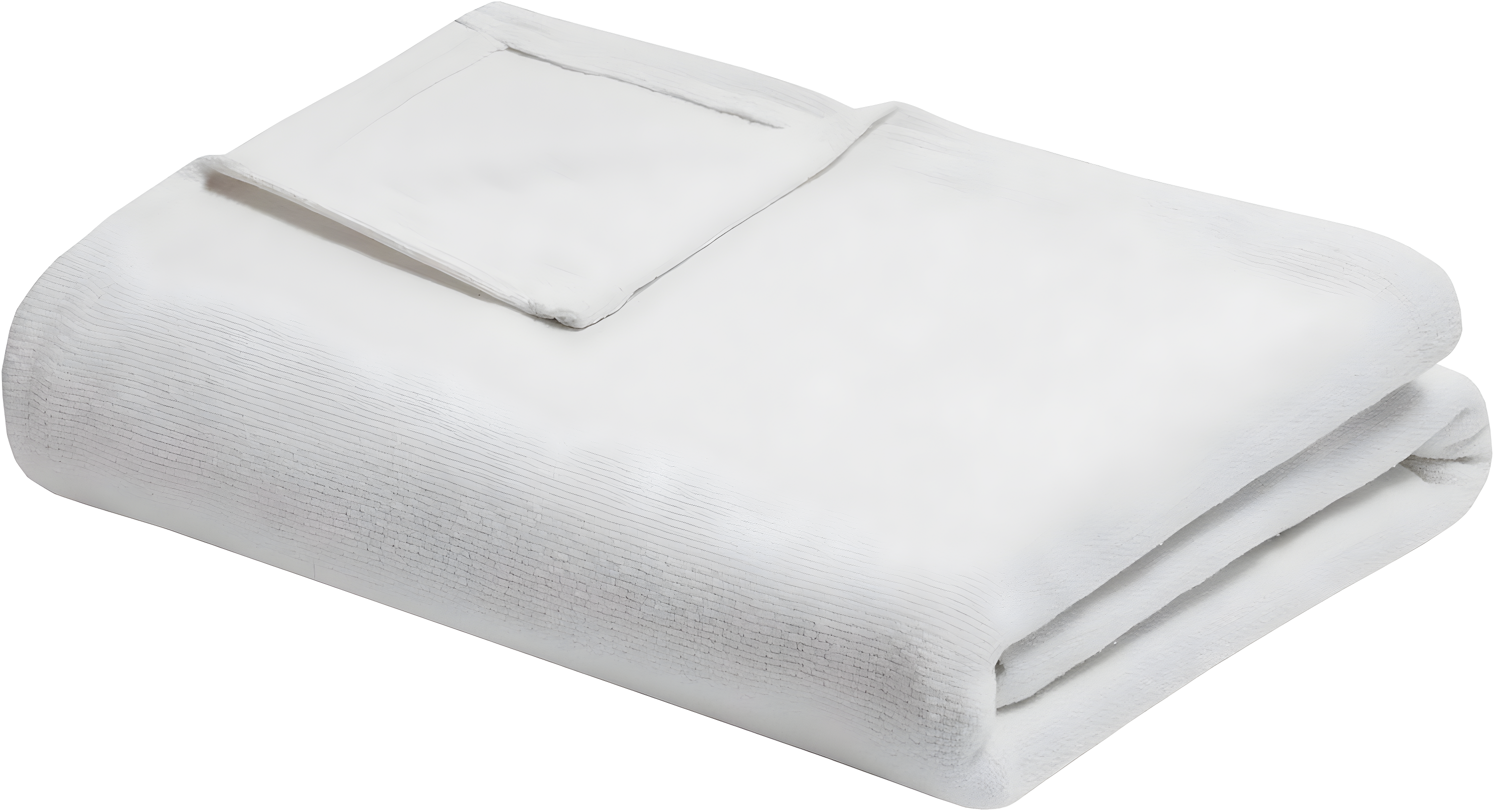 Madison Park Freshspun Basketweave Cotton Blanket