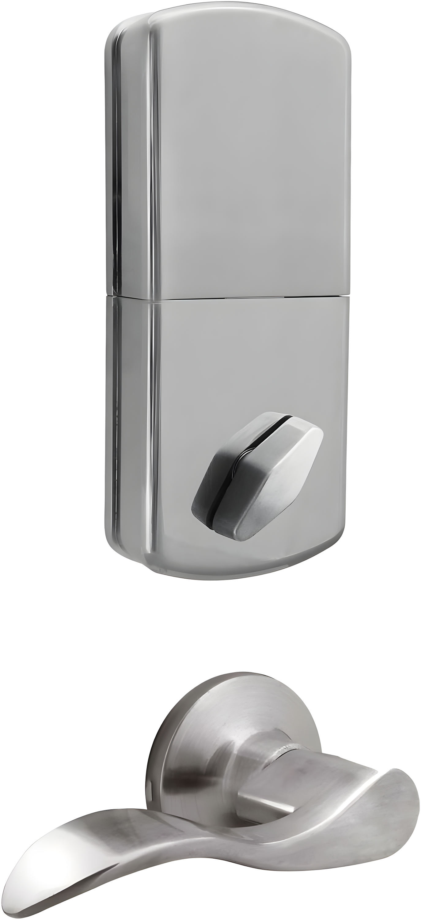 Complete Entry Lever Set with Electronic Deadbolt