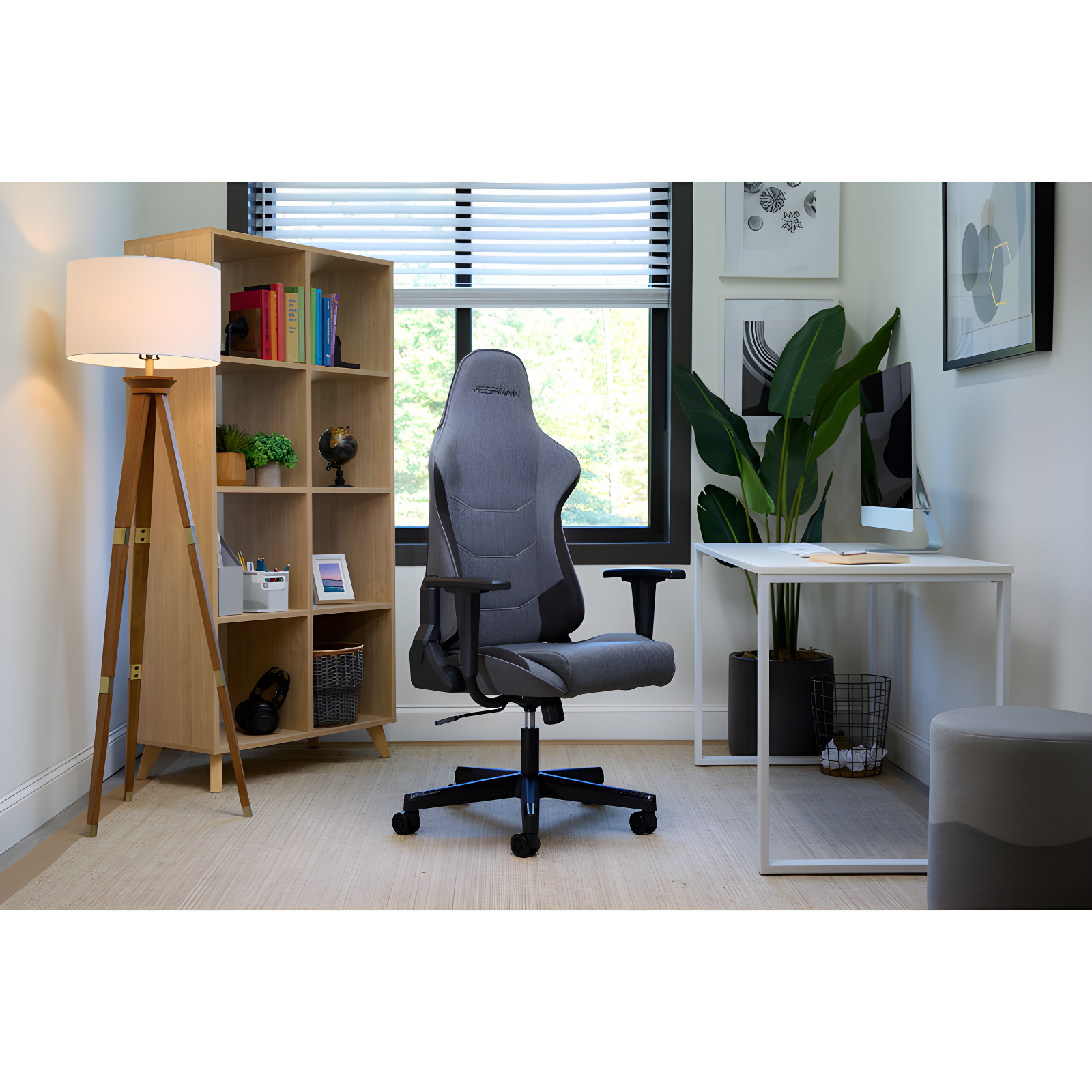 RESPAWN 110 Gaming Chair - Gamer Chair PC Computer Chair, Ergonomic Gaming Chairs, Office Chair with Integrated Headrest, Gaming Chair for Adults 135 Degree Recline with Angle Lock