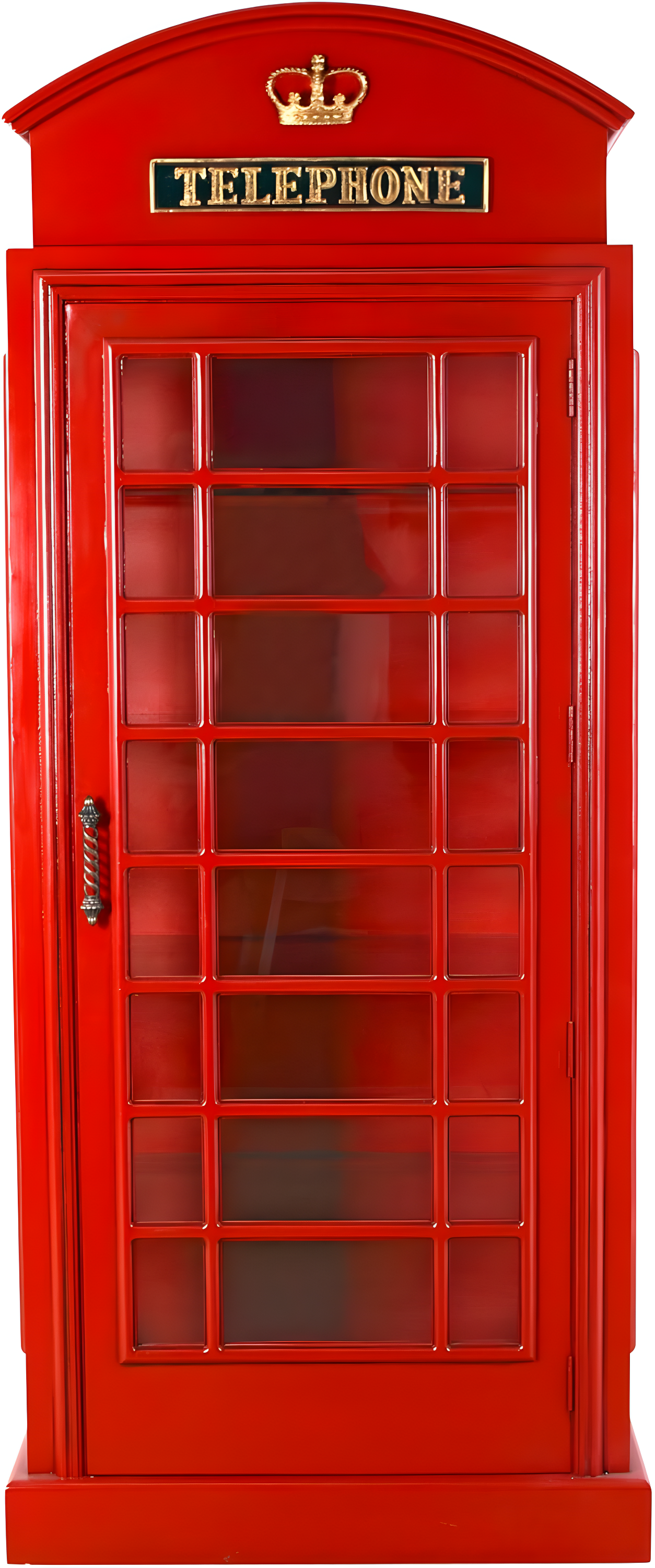 Design Toscano British Telephone Booth Display Cabinet