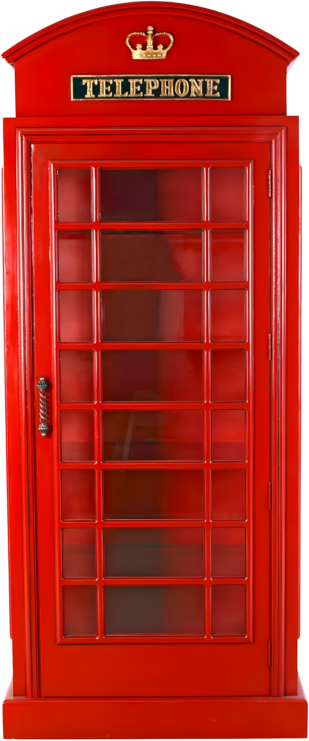 Design Toscano British Telephone Booth Display Cabinet