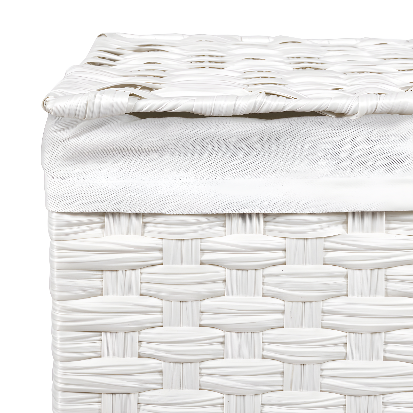 Handwoven Rectangle Laundry Hamper
