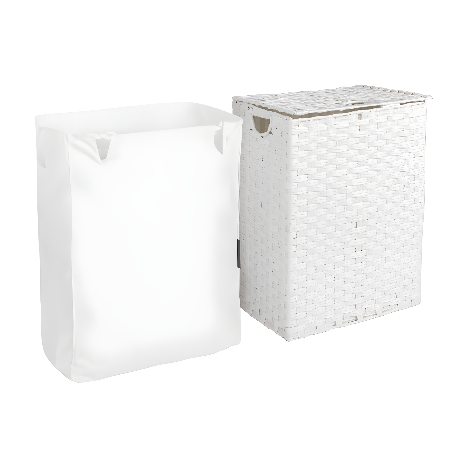 Handwoven Rectangle Laundry Hamper