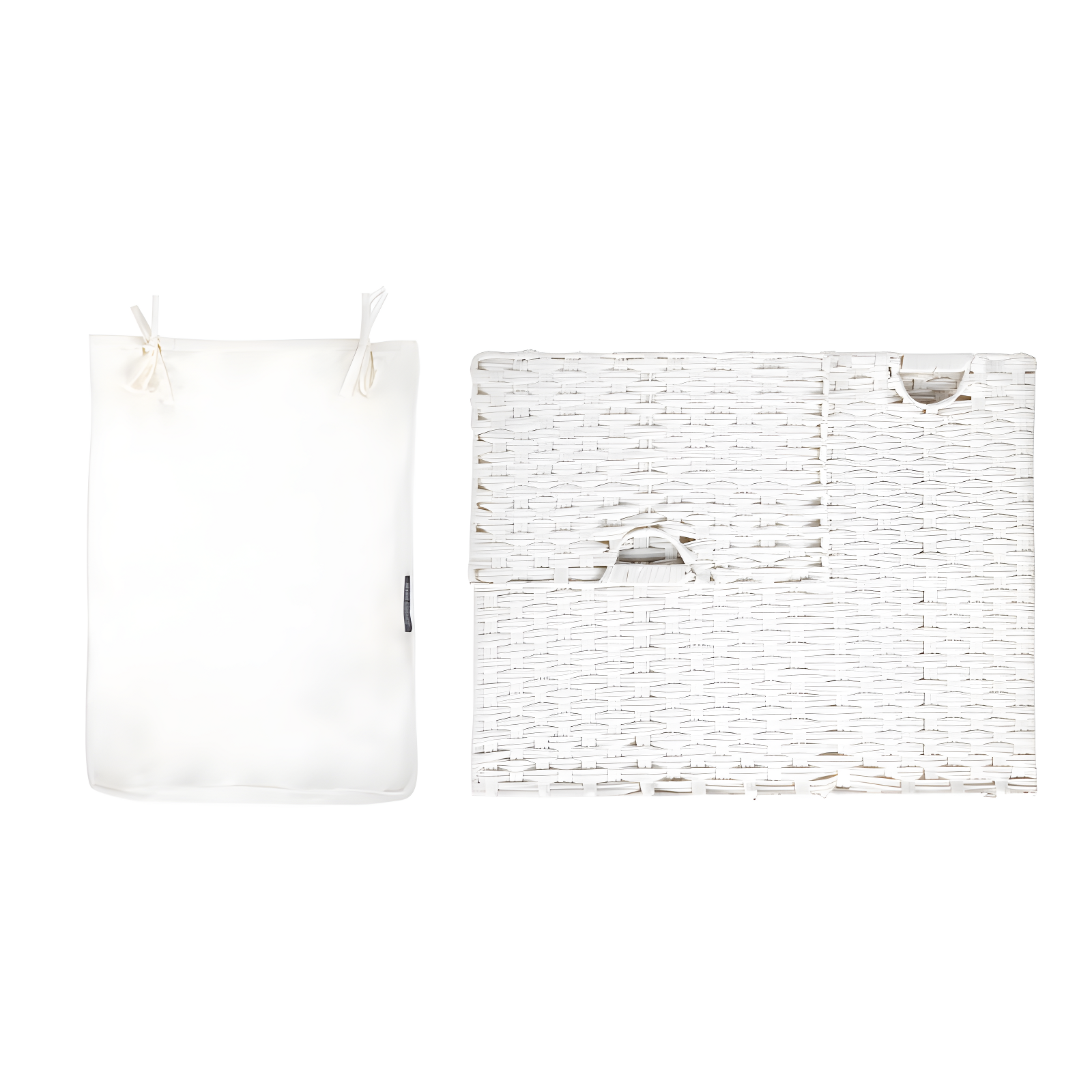 Handwoven Rectangle Laundry Hamper