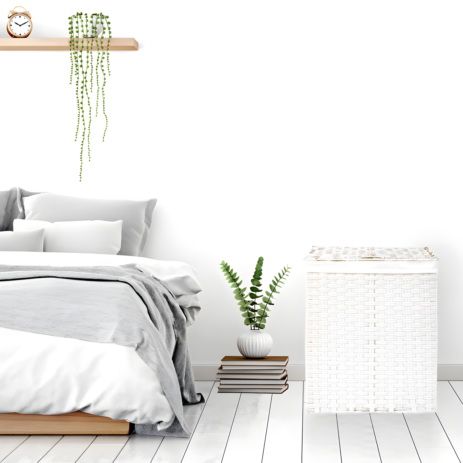 Handwoven Rectangle Laundry Hamper