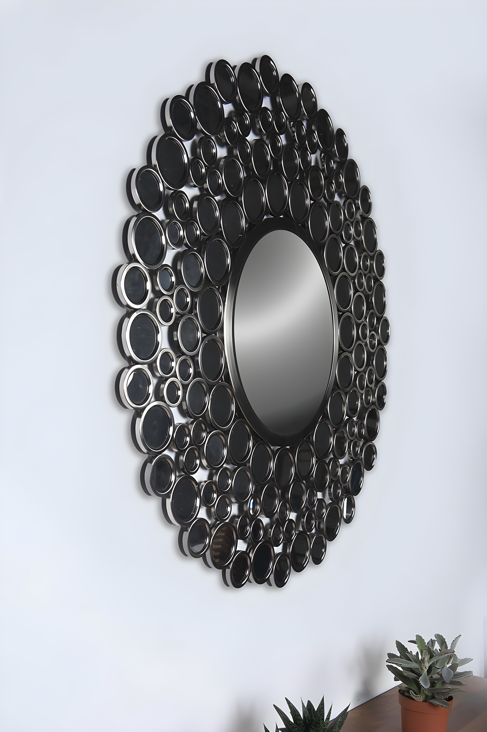 Renwil Andromeda Mirror in Satin Nickel