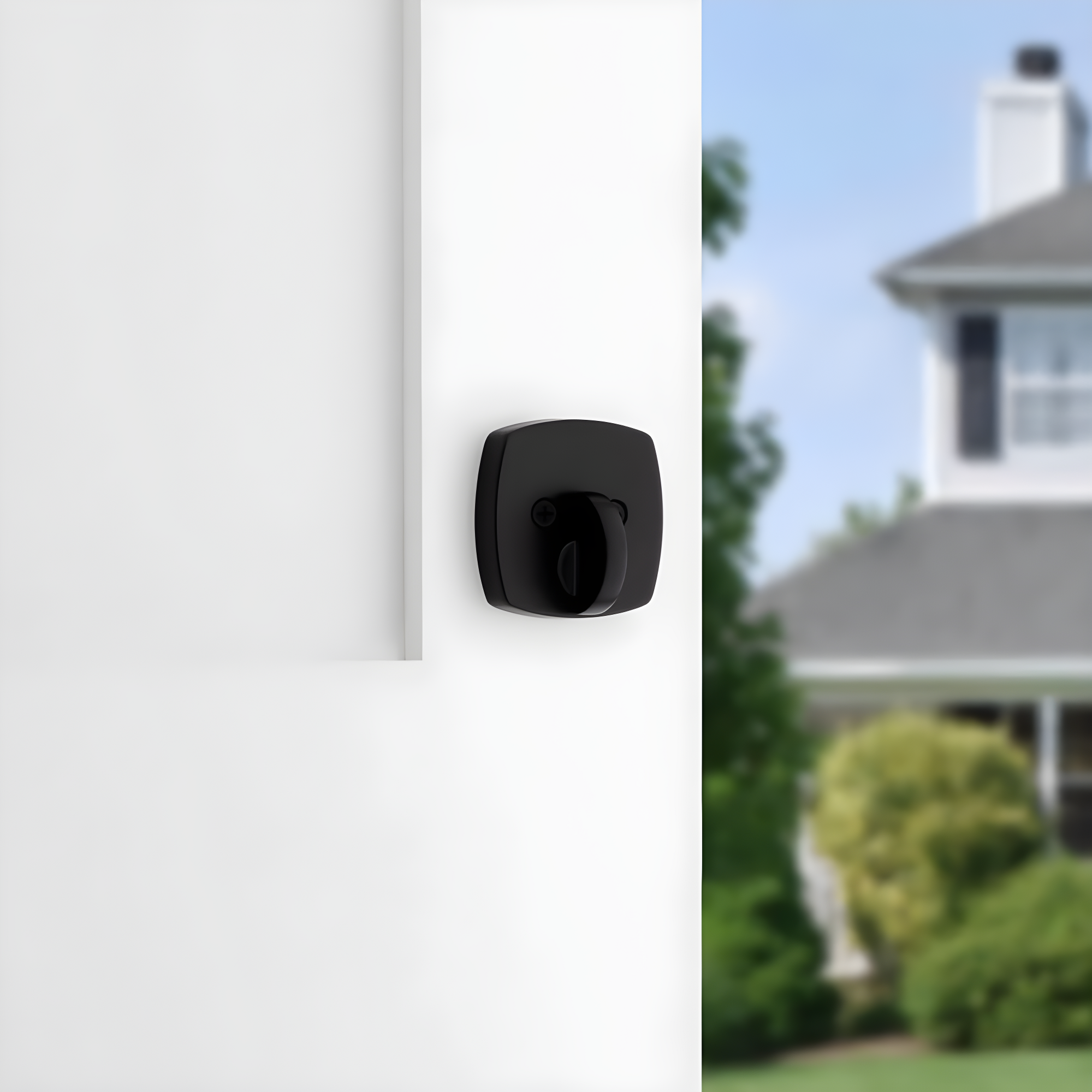 Midtown Interior Knob With Deadbolt Reversible Entry Set