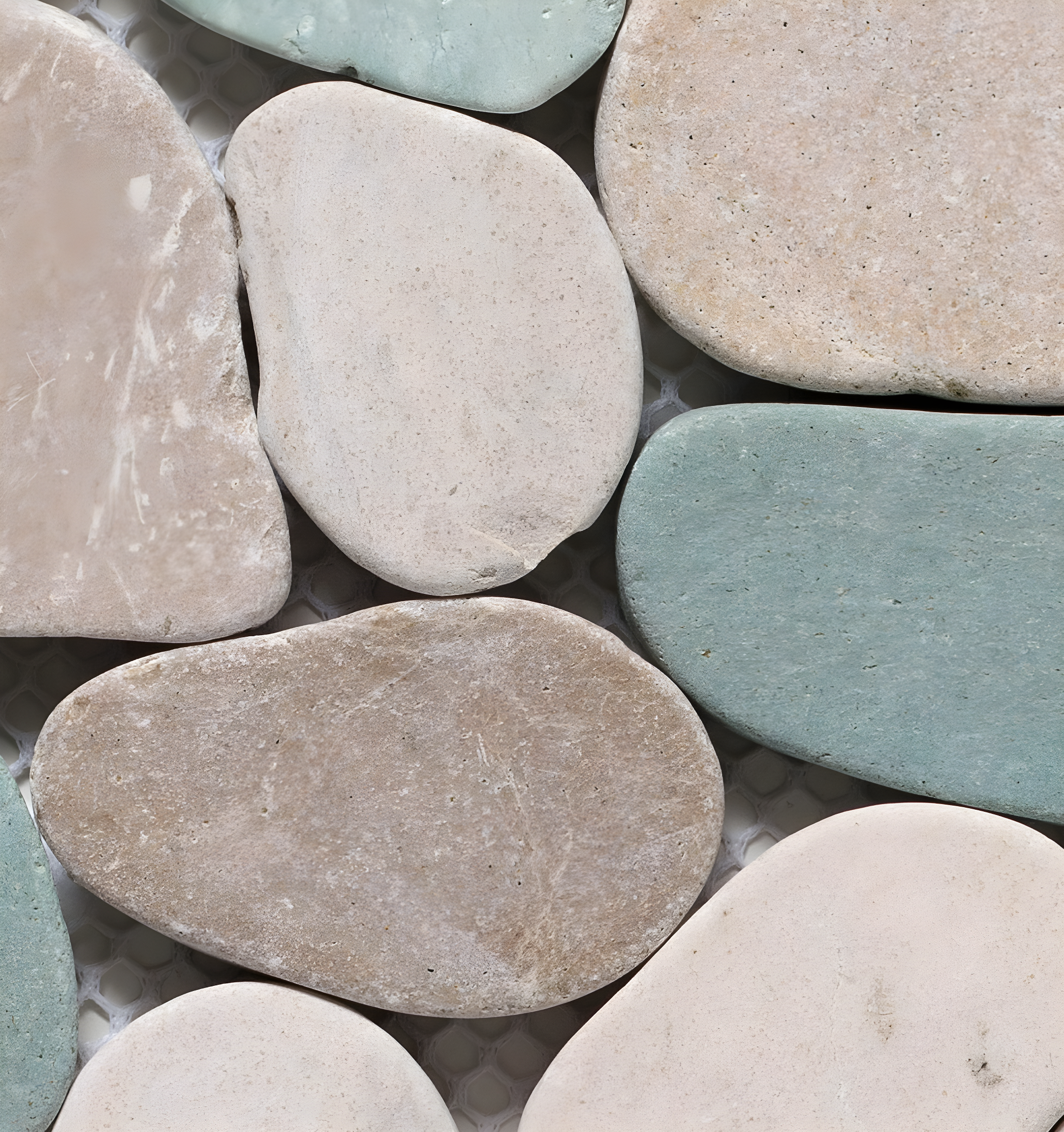 Sliced Pebble Mosaic Wall & Floor Tile