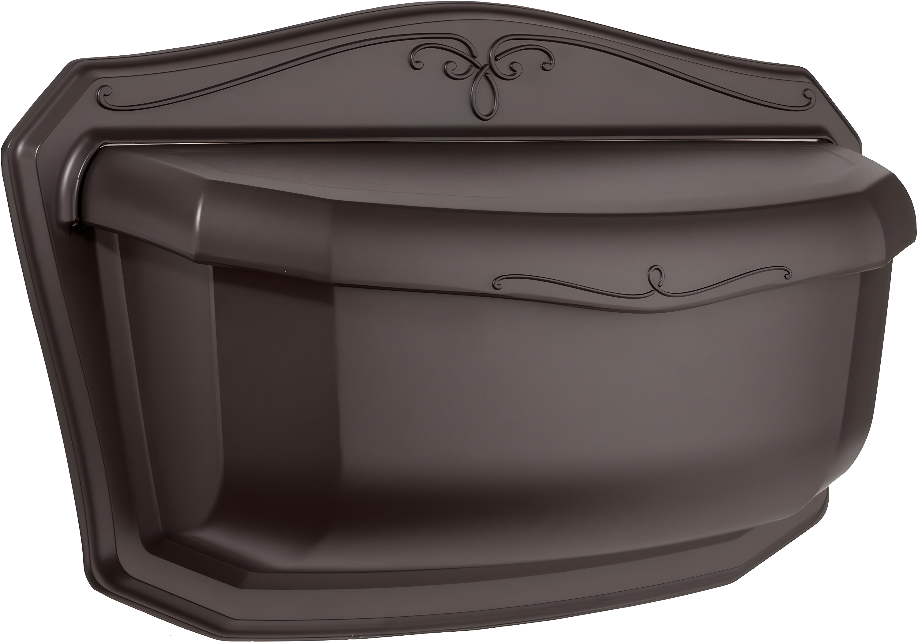 Architectural Mailboxes 2541RZ-10 Villa Wall Mount Mailbox - Rubbed Bronze - Small