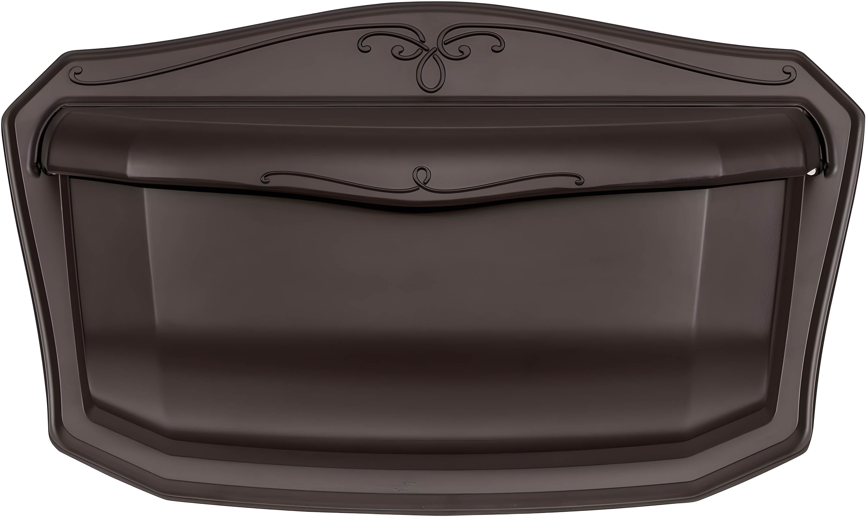 Architectural Mailboxes 2541RZ-10 Villa Wall Mount Mailbox - Rubbed Bronze - Small