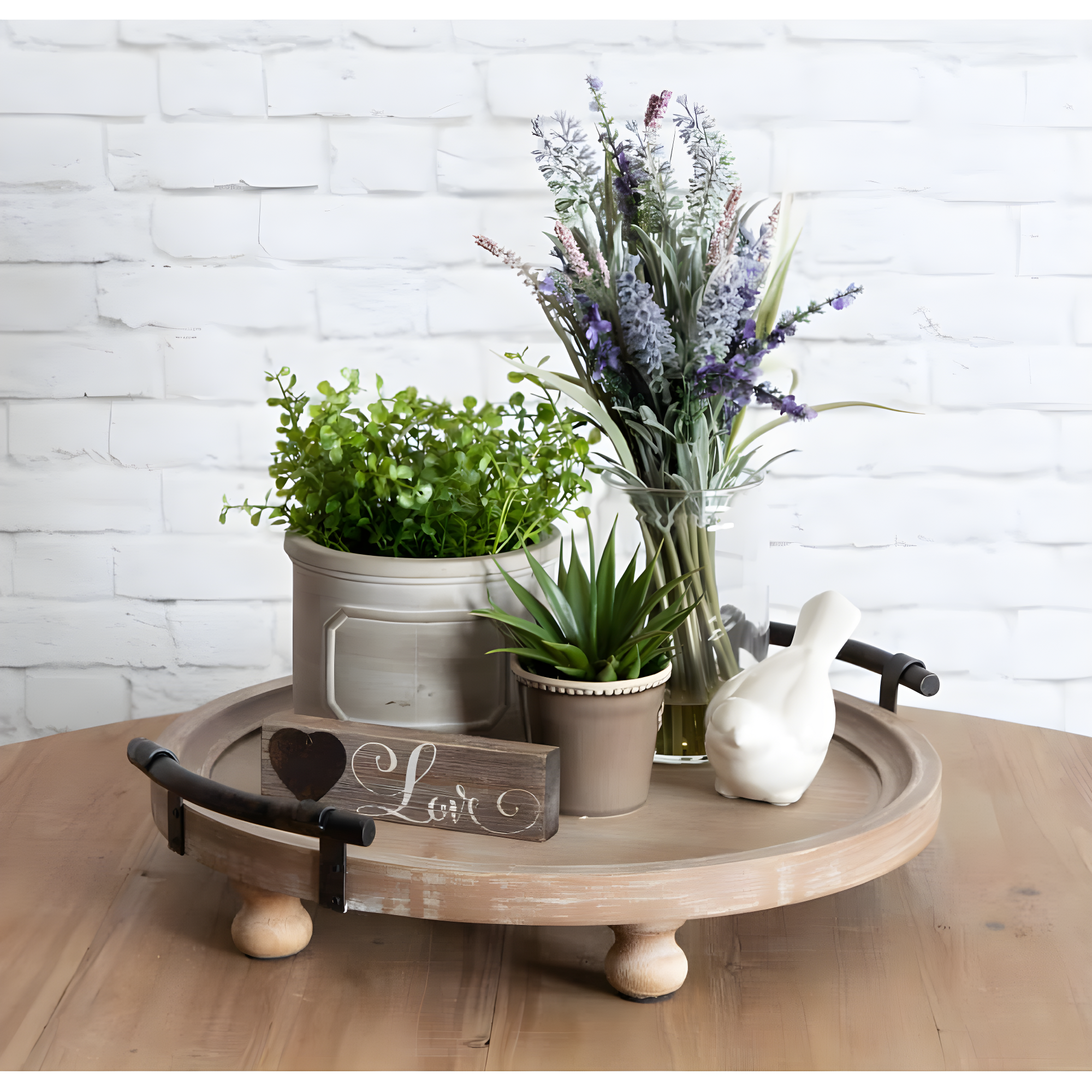 Kelly Clarkson Home Lucia Wood Tray