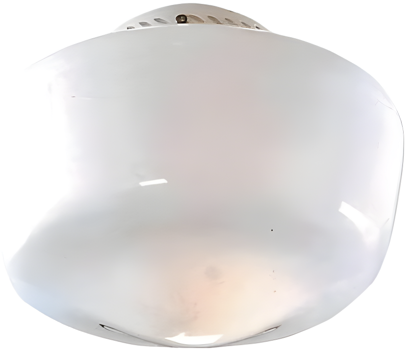 Hunter Fan Original Schoolhouse 7" H x 19" W Glass Bowl Ceiling Fan Bowl Shade ( Screw On ) in White