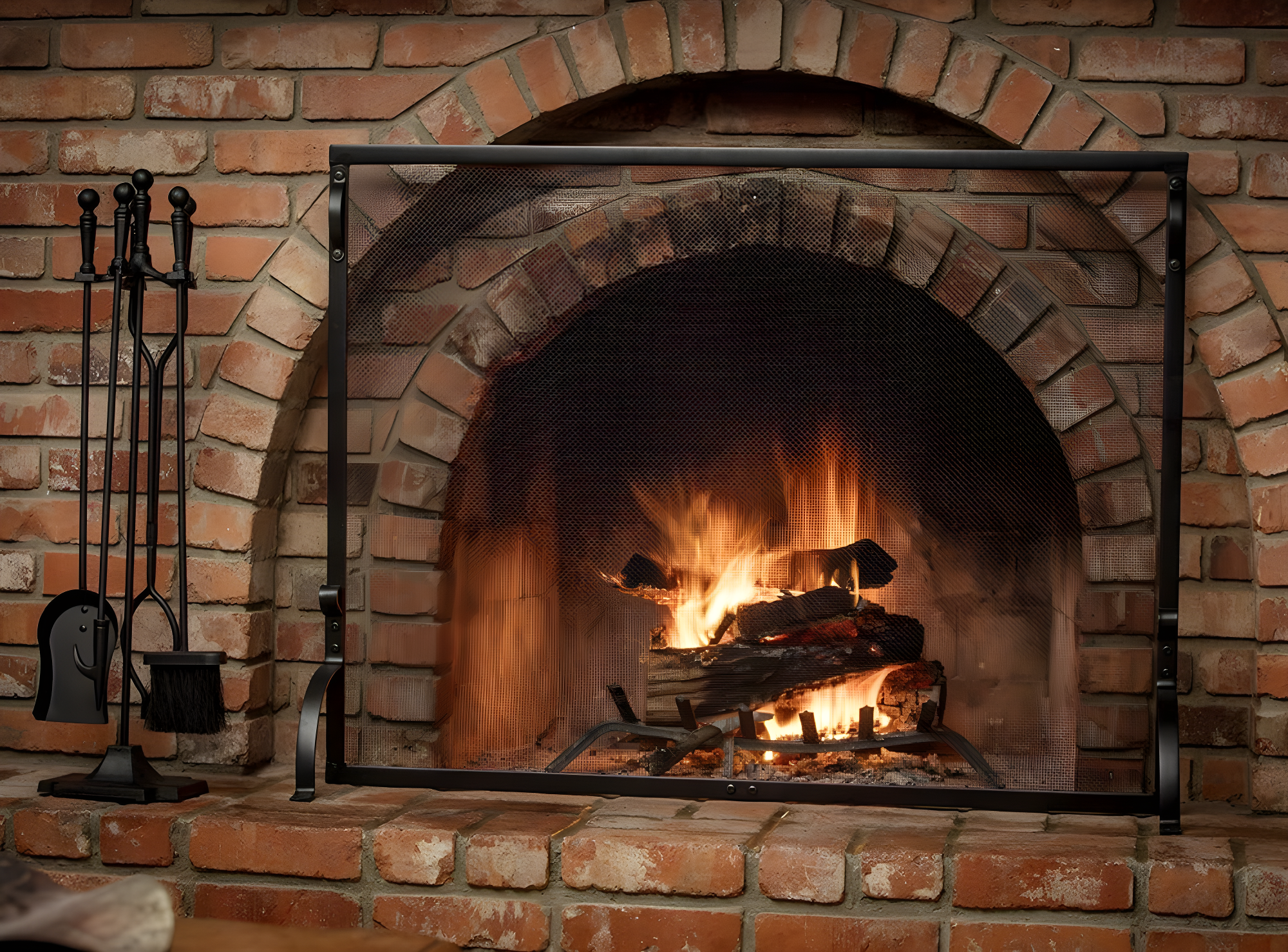 UniFlame Large Wrought Iron Sparkguard