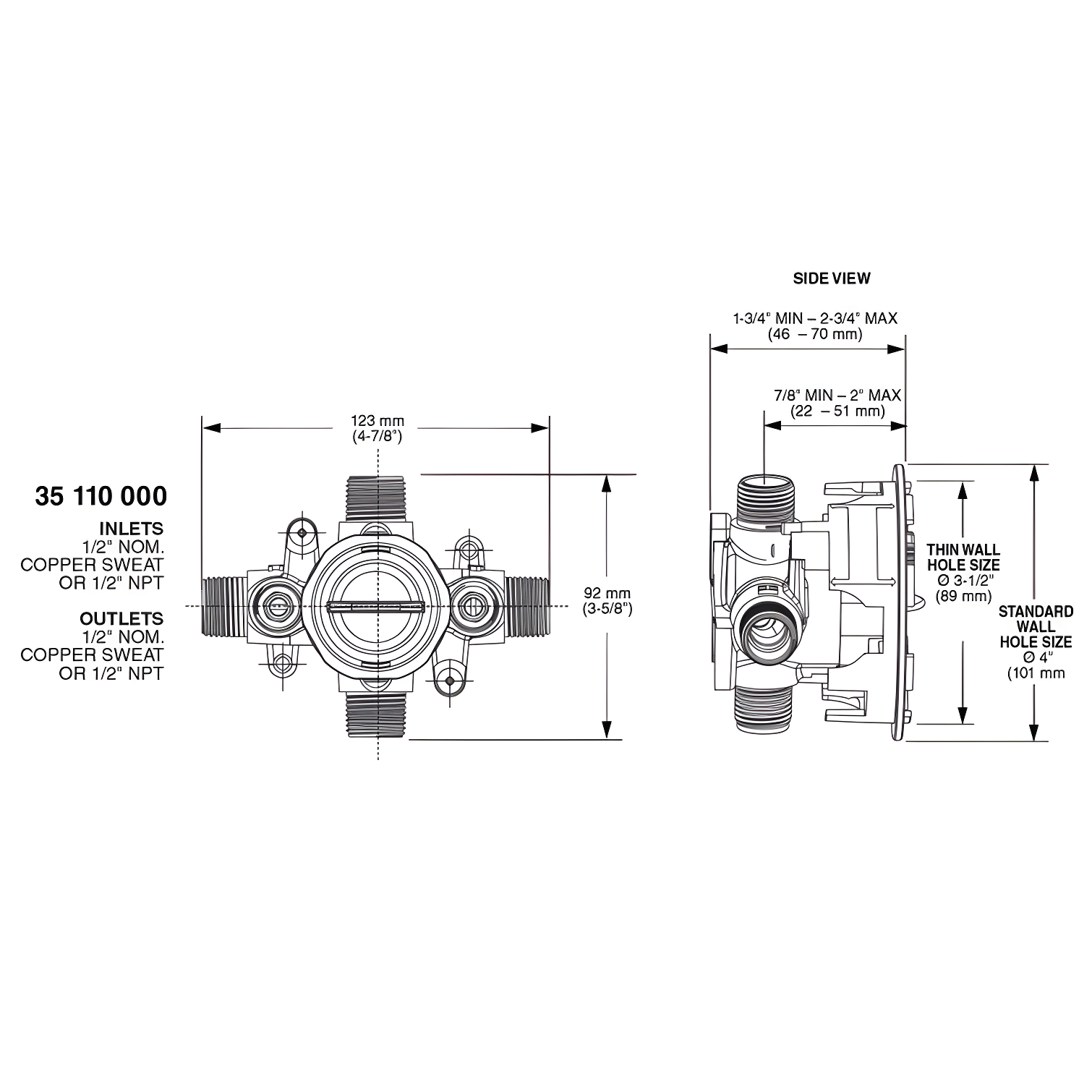 Grohsafe Pressure Balance Valve