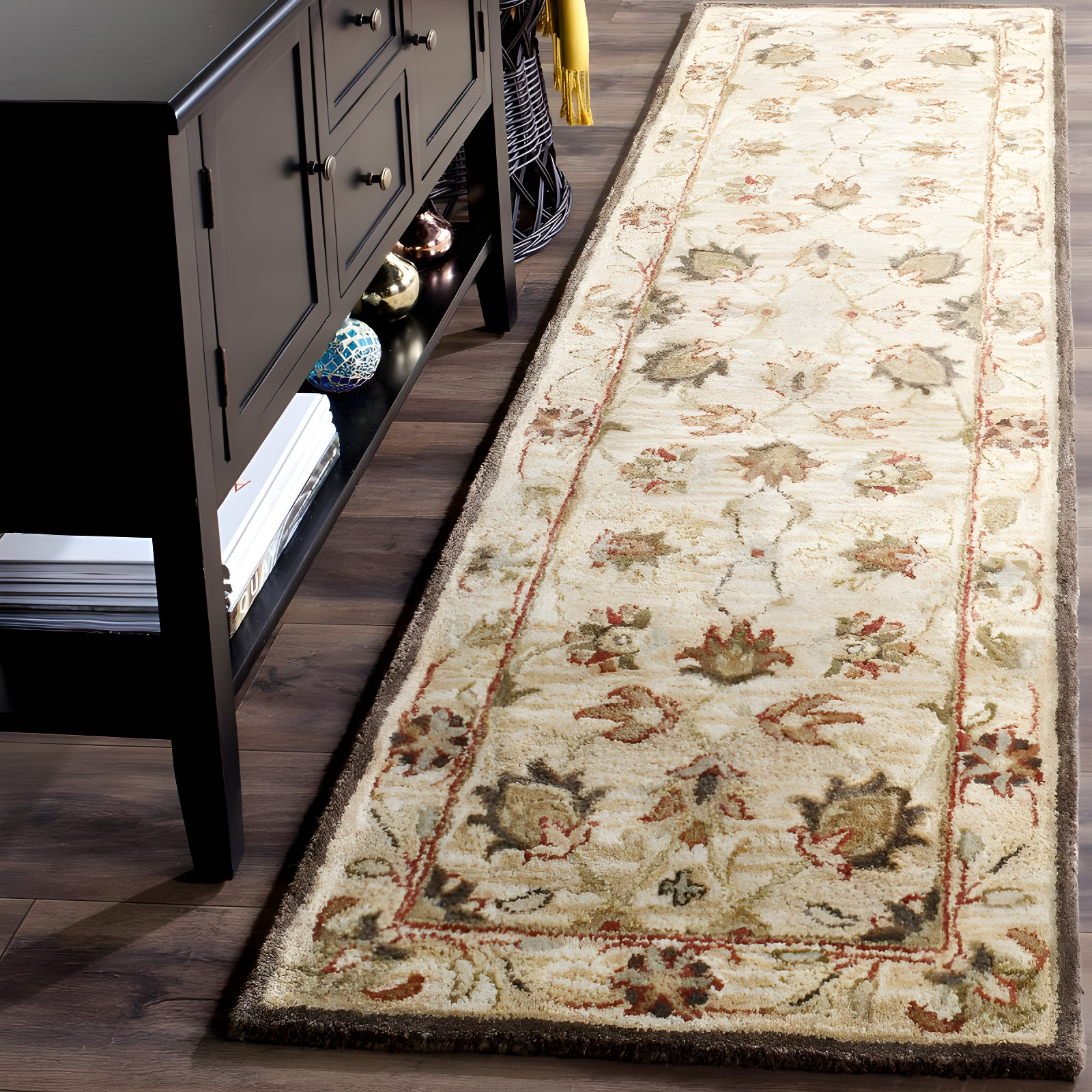 Antiquity AT812 Hand Tufted Indoor Runner Rug - Beige/Beige - 2'3"x8' - Safavieh