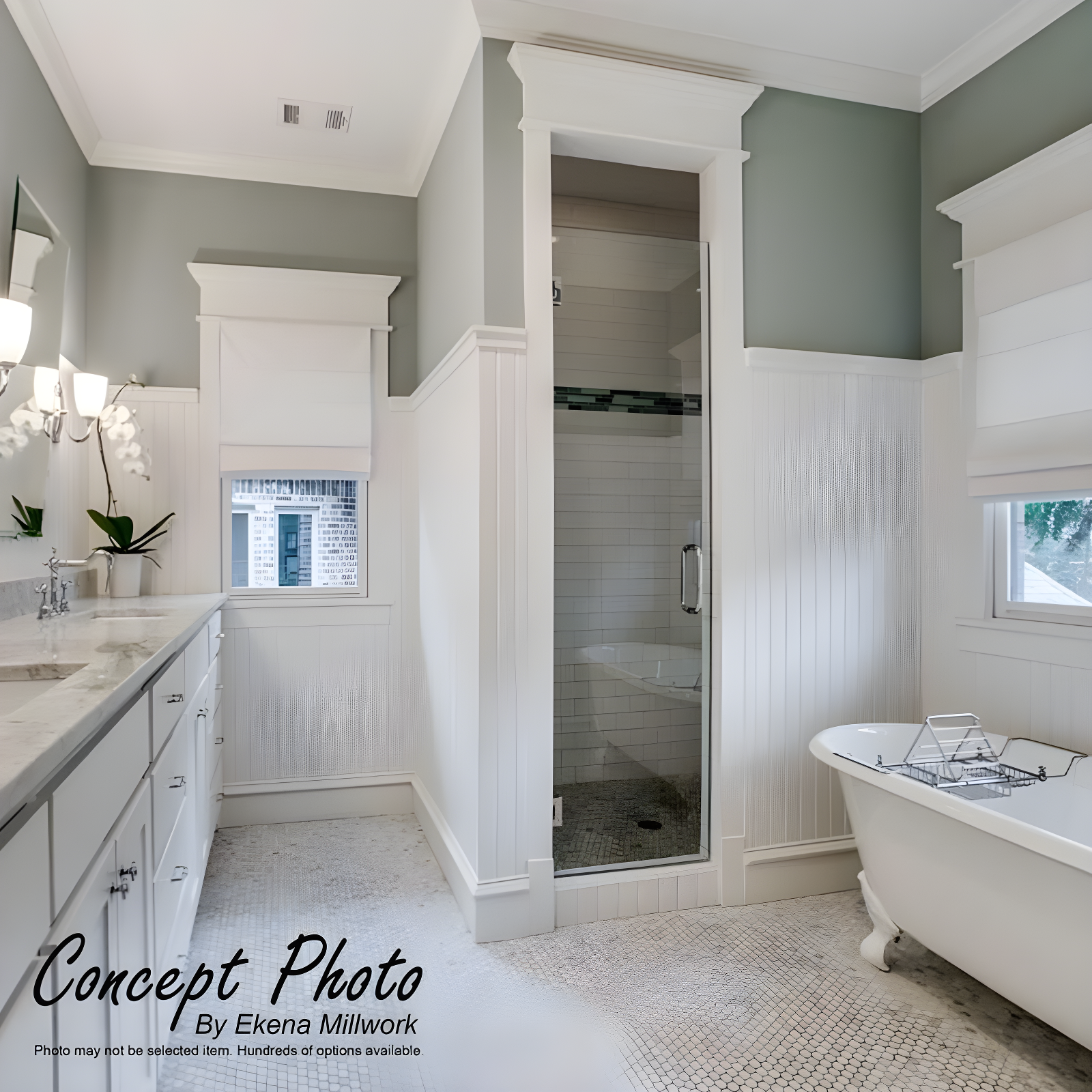 Ekena Millwork 96" Reversible Wainscoting (Set of 4) (Set of 4)