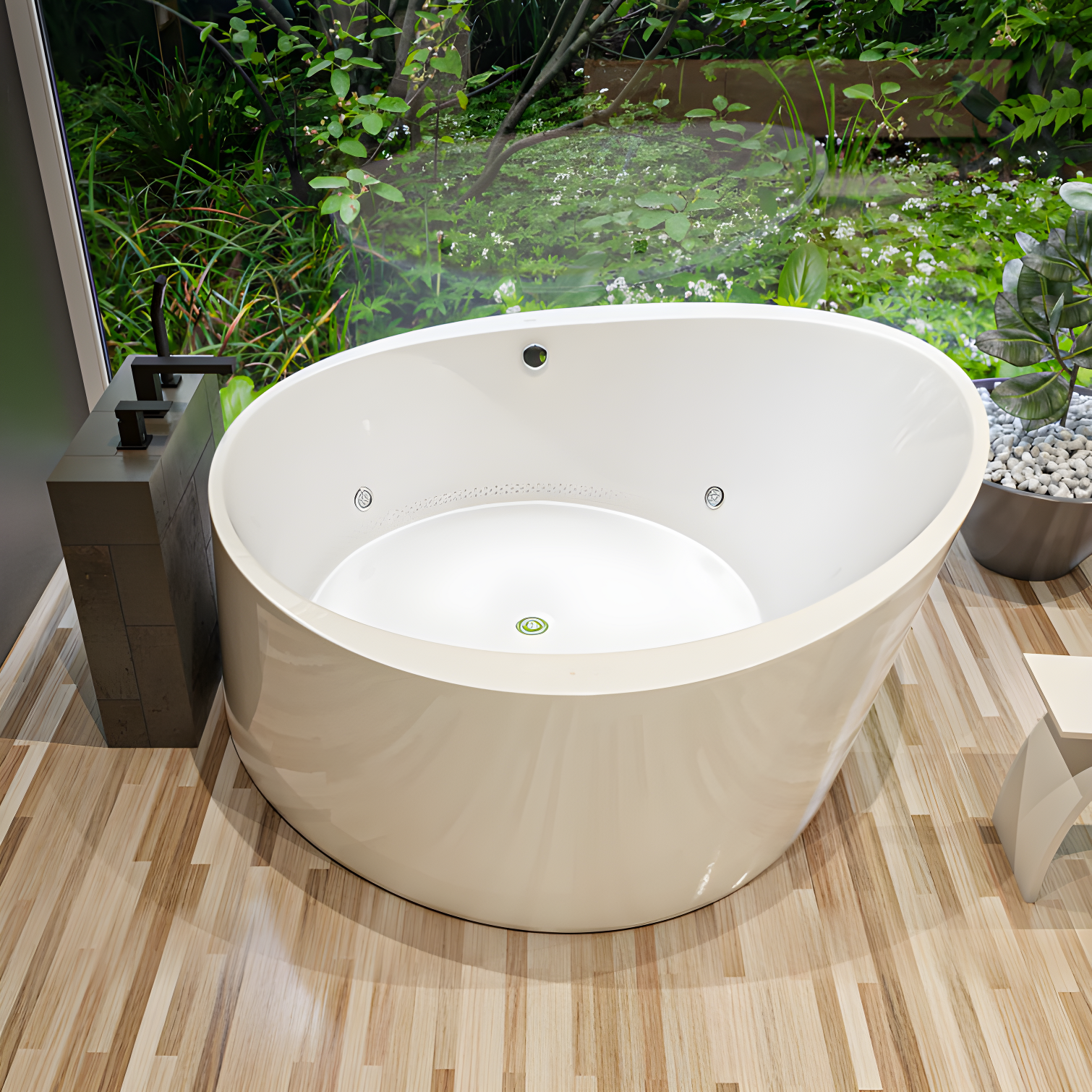 1 Handle Deck Roman Tub Faucet with Diverter