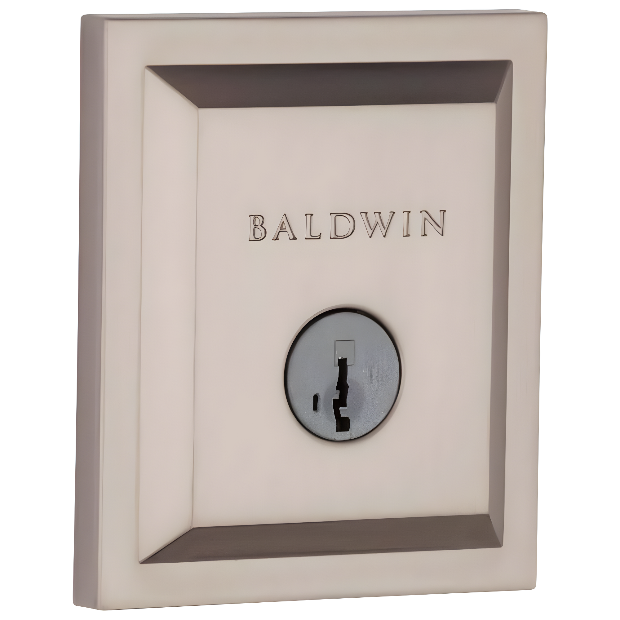 Baldwin 380SLB15SMTCPRCAL Torrey Pines 380 Rectangular Low Profile Single Cylinder Deadbolt with SmartKey