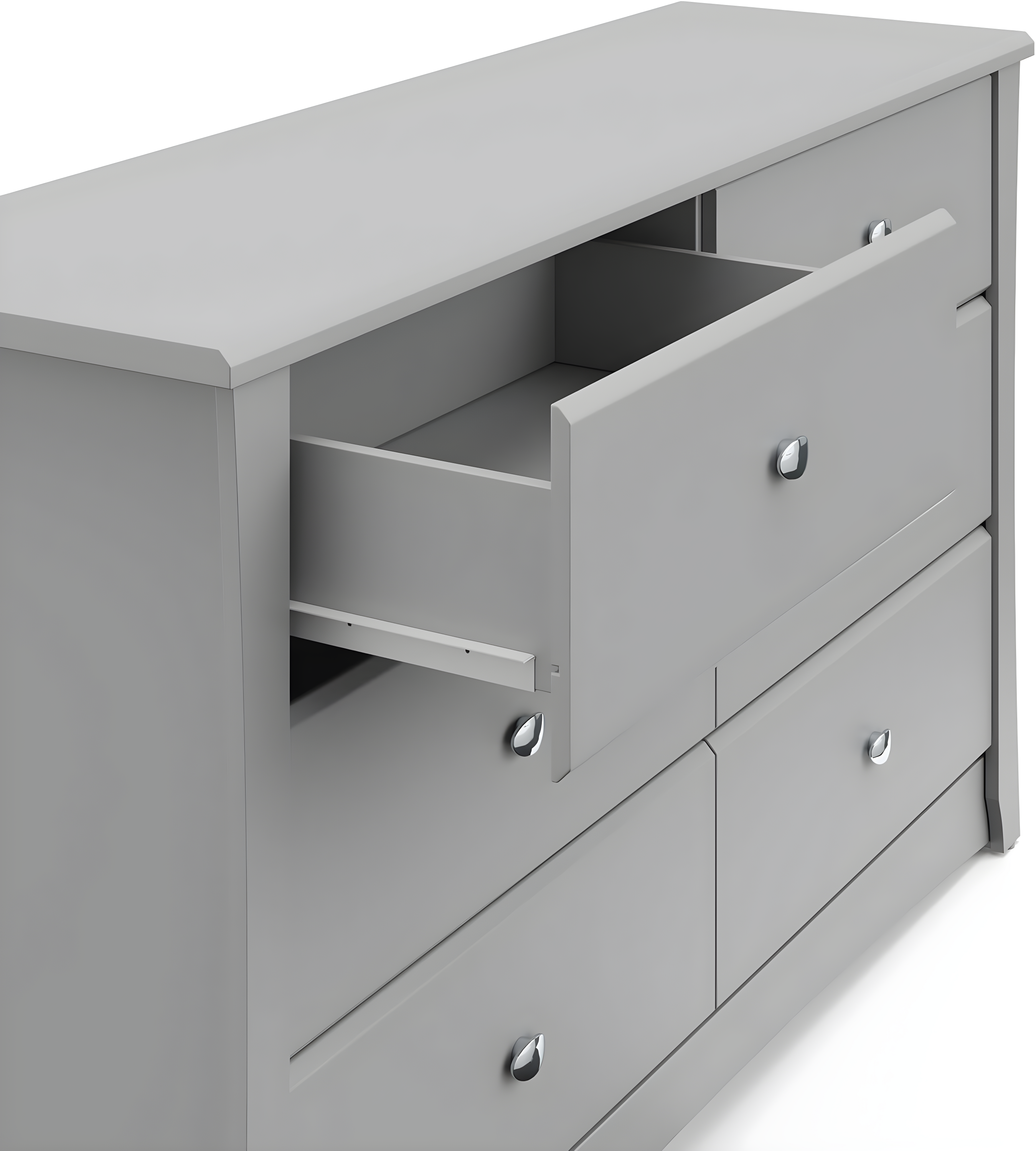 Crescent 6 Drawer Double Dresser