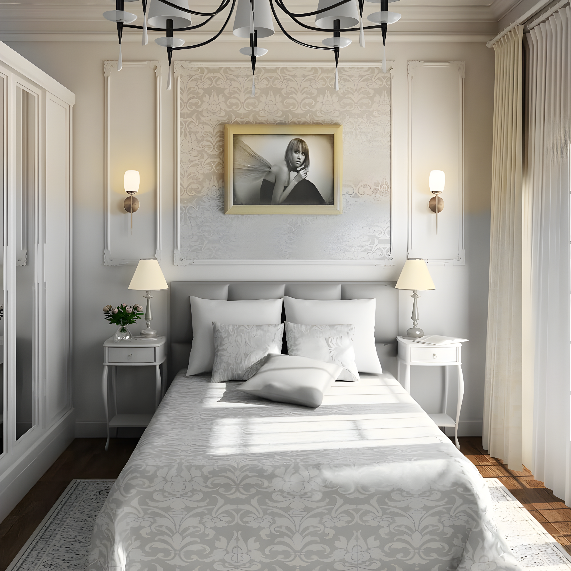 1-Light Matte Brass Plug-In or Hardwire Wall Sconce with Opal Glass Shade