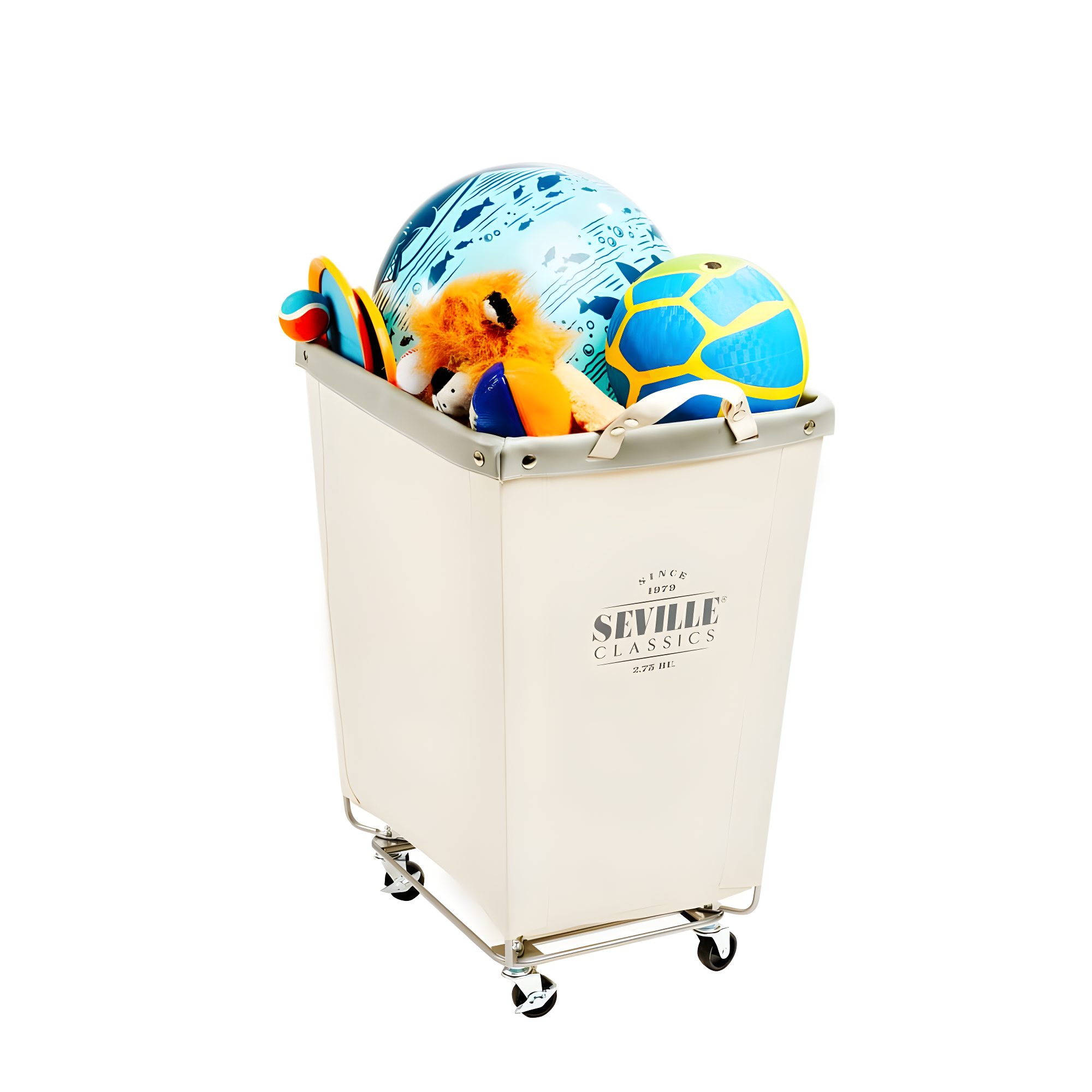 Rolling Commercial Laundry Hamper