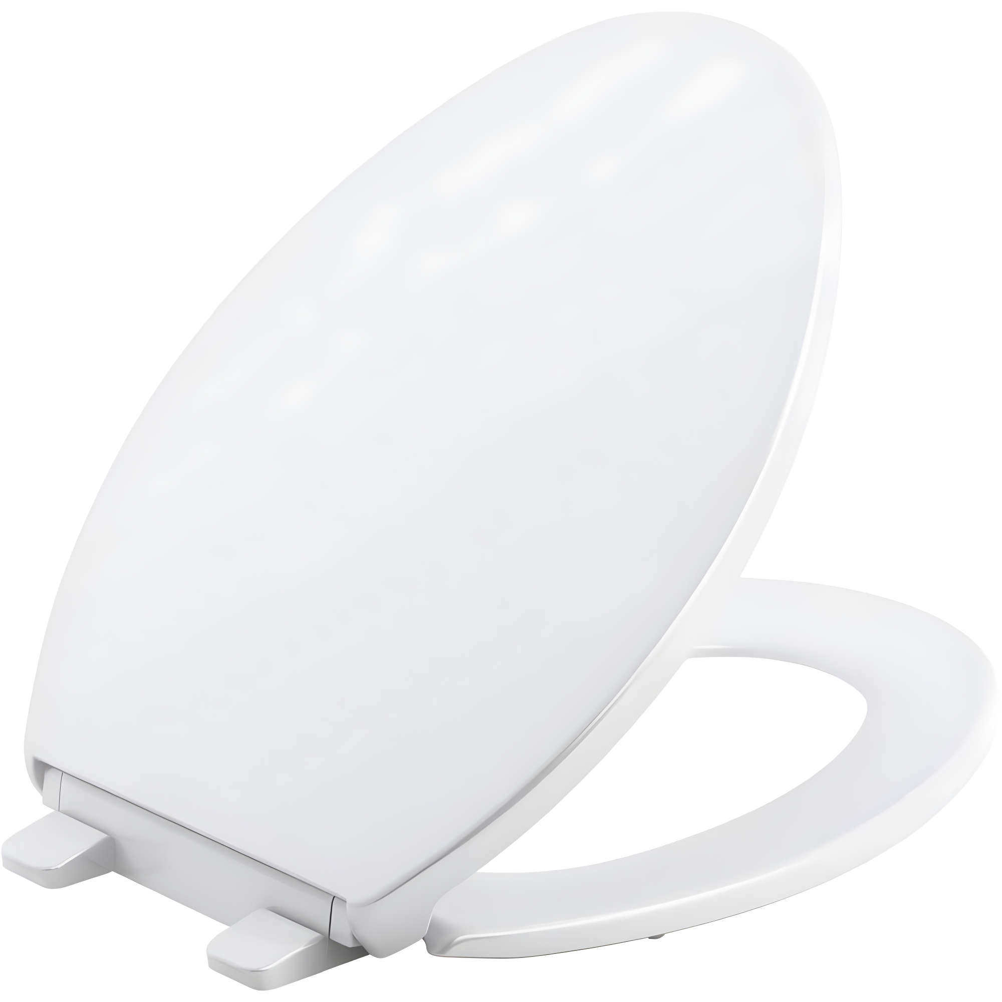 Kohler Brevia Quiet-Close Toilet Seat with Grip-Tight Bumpers and Quick-Attach Hardware