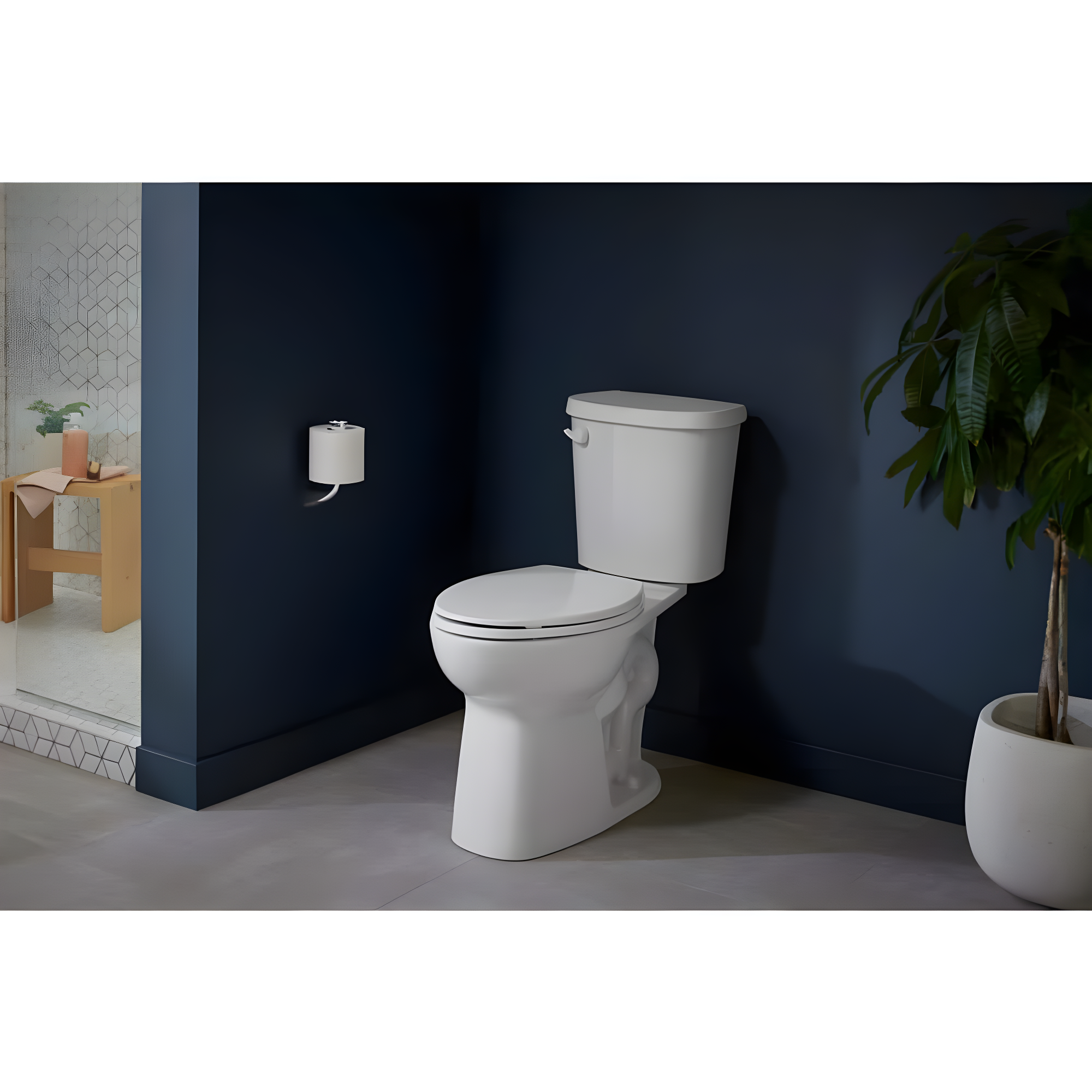 Kohler Brevia Quiet-Close Toilet Seat with Grip-Tight Bumpers and Quick-Attach Hardware
