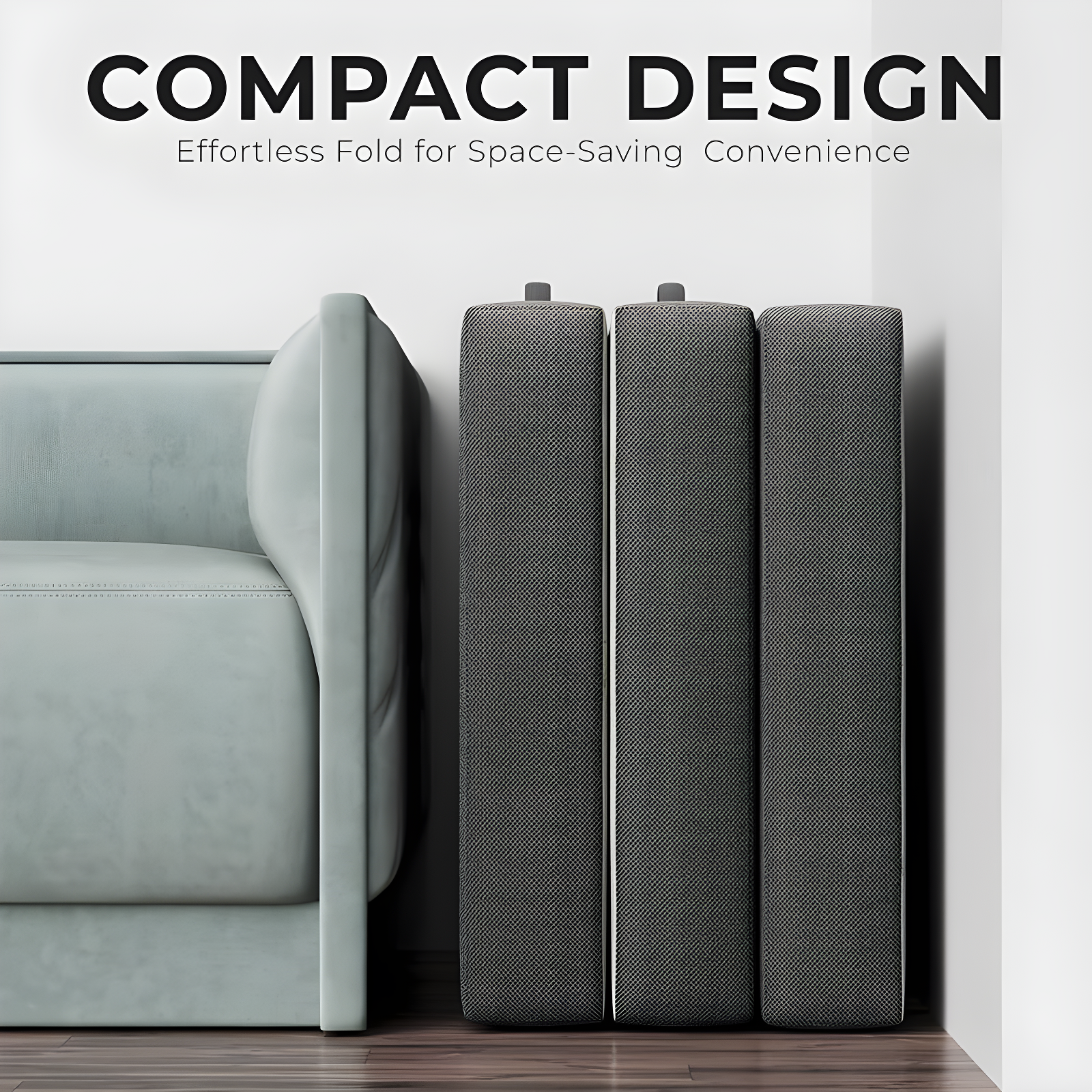 Cozzzi Trifold Mattress for Floor and Traveling with Removable Cover - Lightweight and Portable Mattress for Adults & Kids - Compact and Easy to Storage (75in x 31in x 4in)