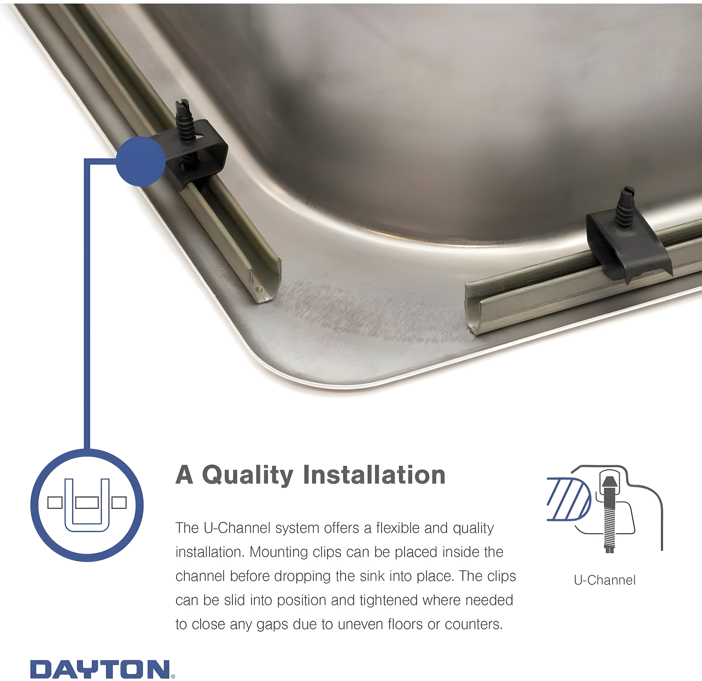 Dayton 25" L x 22" W Drop-In Kitchen Sink